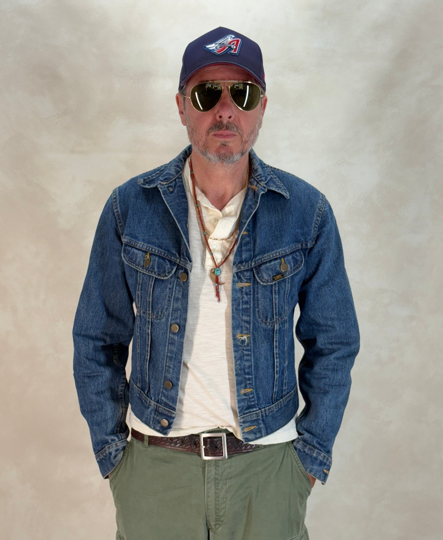 Size 38US / 48EU. Authentic 1970s Lee Denim Jacket – Made in Canada – Two Chest Pockets - USA Vintage Bcn