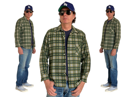 Large Vintage 90s Flannel Shirt | Classic Retro Style | USA Vintage BCN