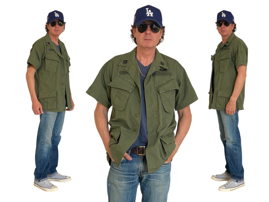 Medium. Authentic 1967 US Air Force vintage Vietnam jungle jacket. - USA Vintage Bcn