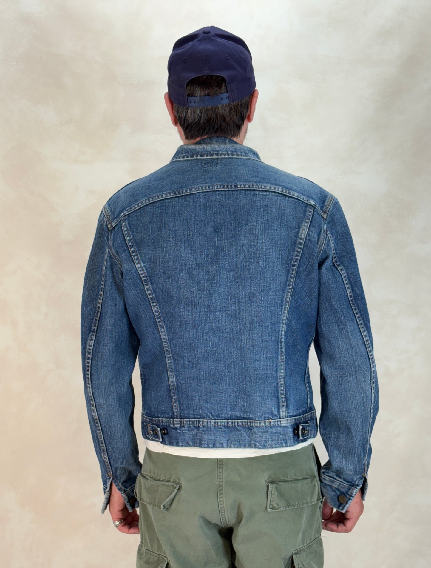 Size 40US / 50EU. Authentic 1970s Lee Denim Jacket – Made in Canada – Two Chest Pockets - USA Vintage Bcn