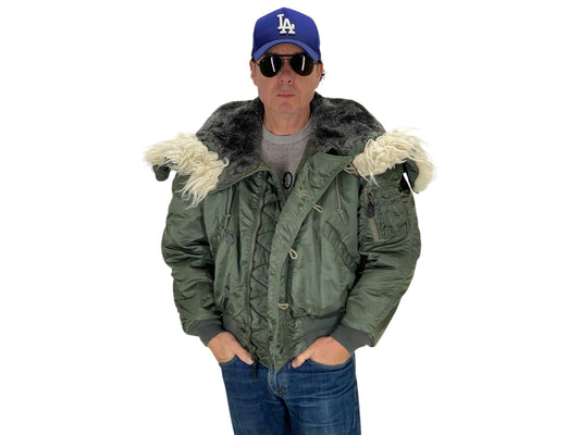 Large. Authentic US Air Force vintage N-2B extreme cold weather Flyer Jacket - USA Vintage Bcn
