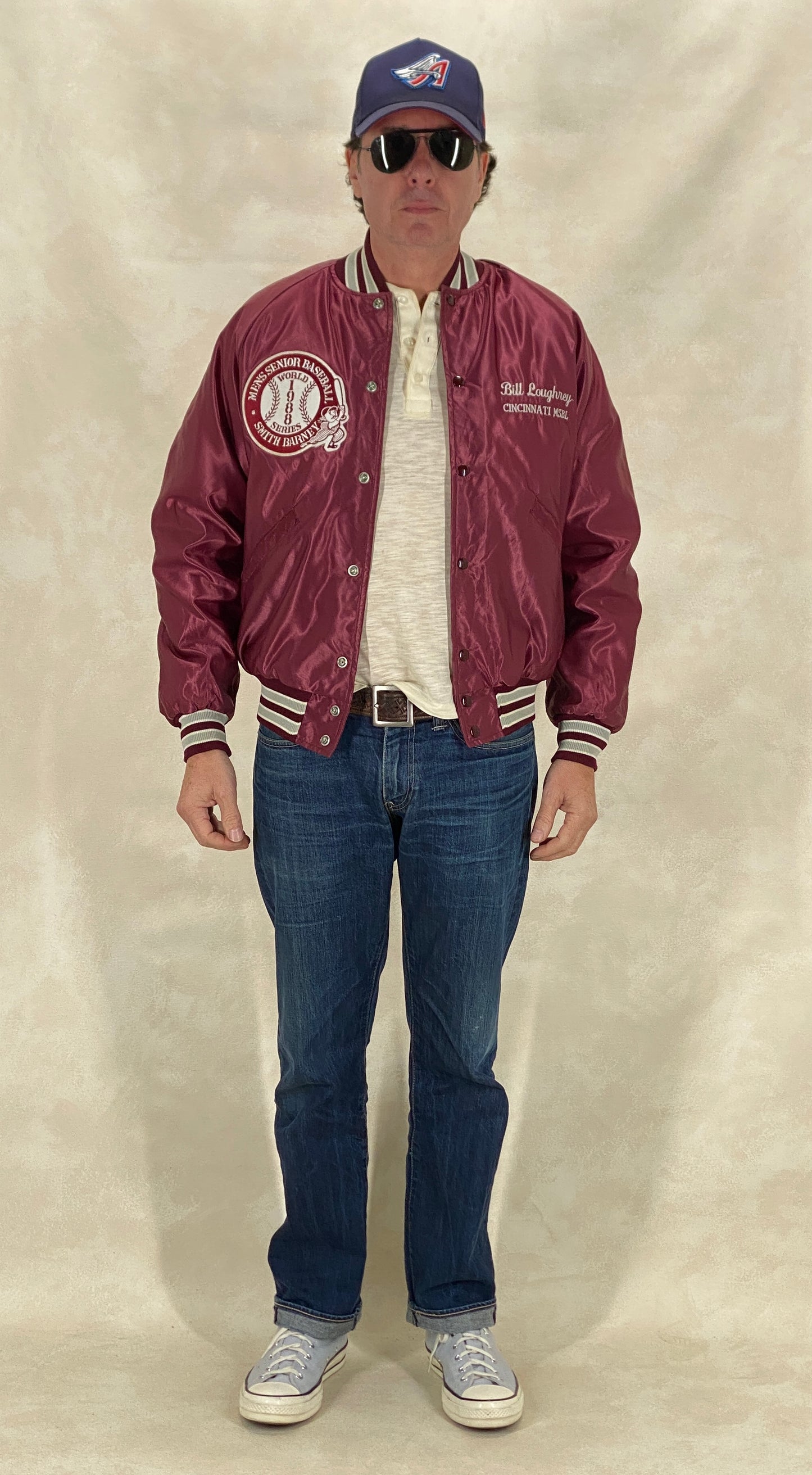 Size Med. Vintage 80s Butwin Satin Baseball Varsity Jacket – Made in USA - USA Vintage Bcn