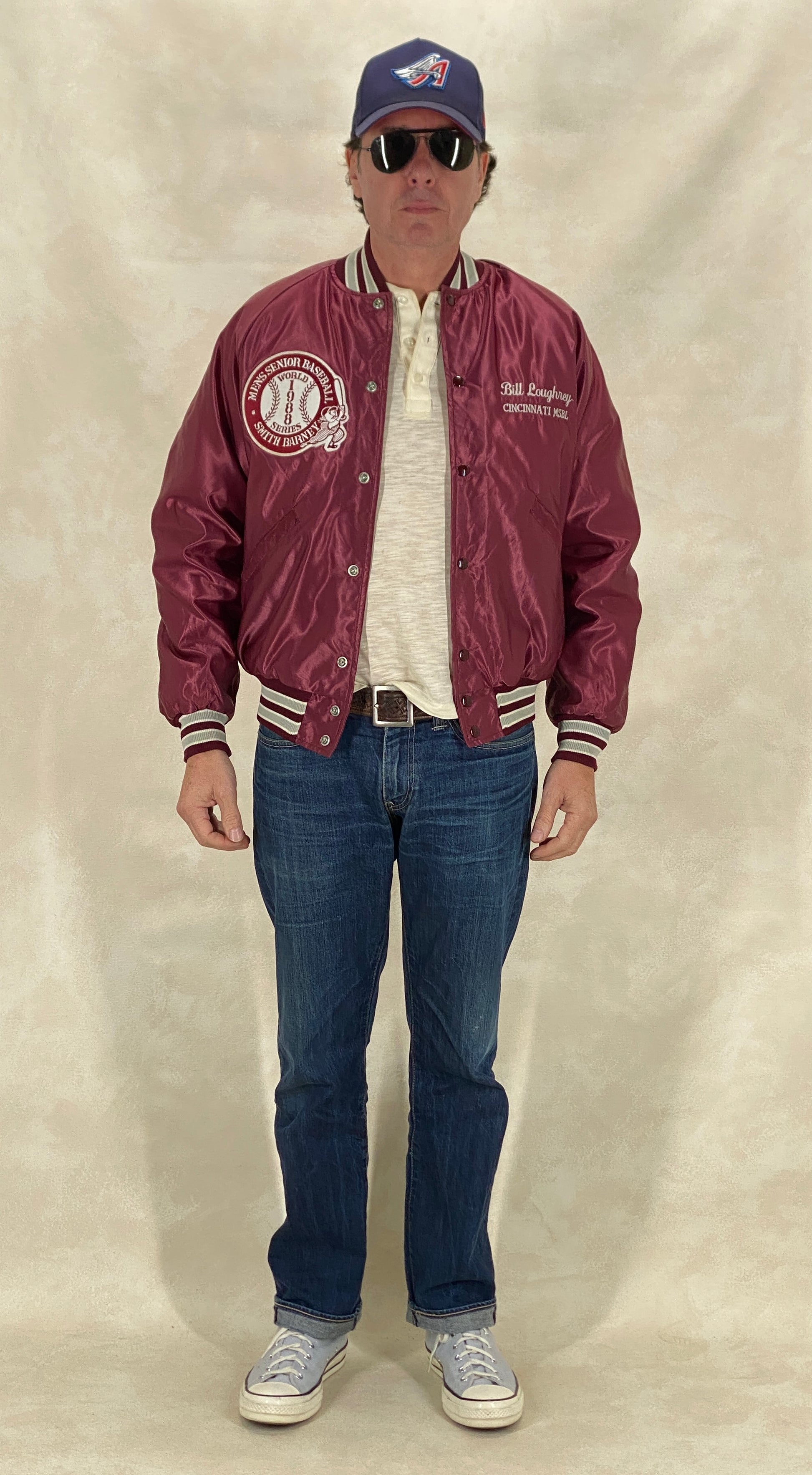 Size Med. Vintage 80s Butwin Satin Baseball Varsity Jacket – Made in USA - USA Vintage Bcn