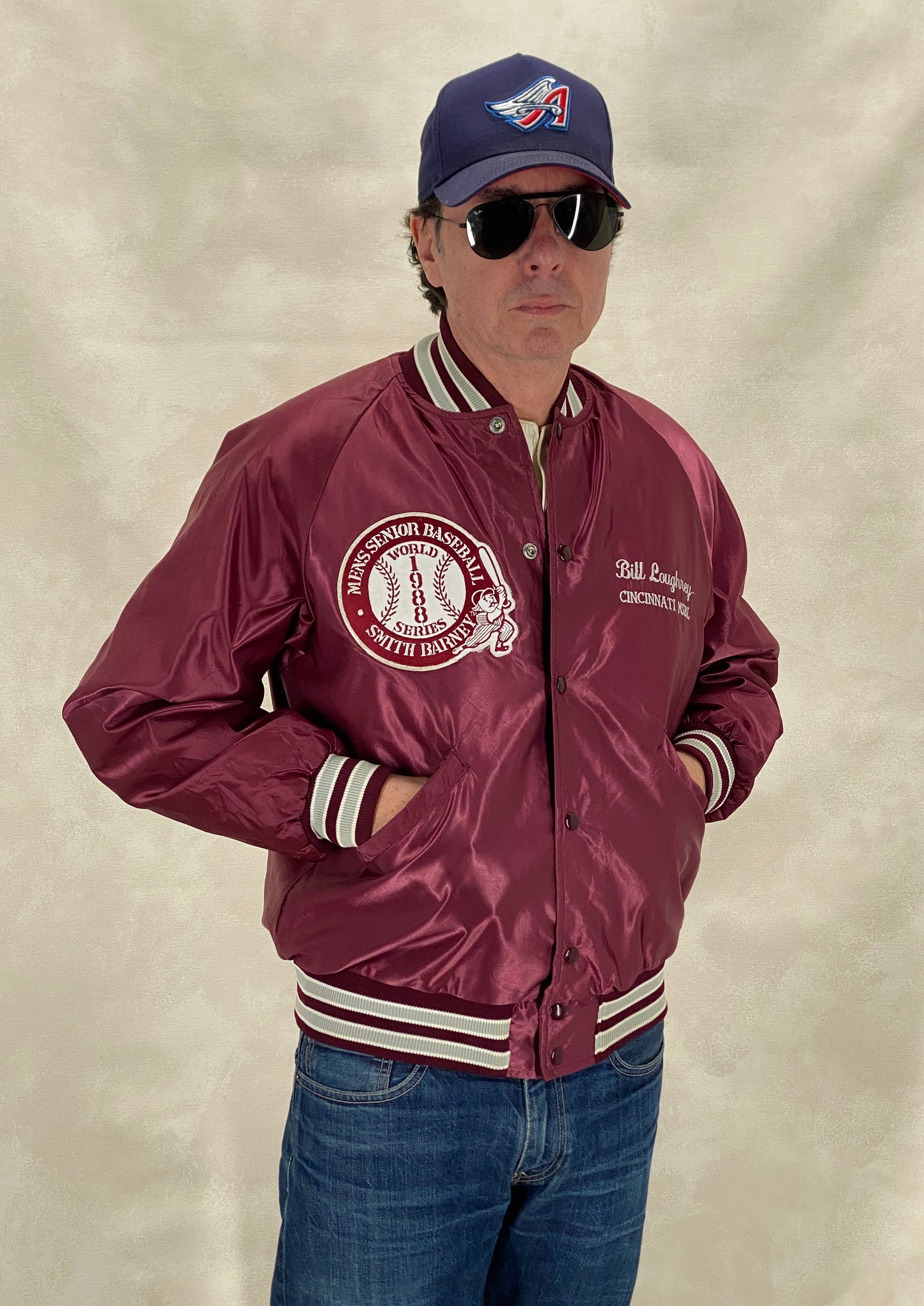 Size Med. Vintage 80s Butwin Satin Baseball Varsity Jacket – Made in USA - USA Vintage Bcn
