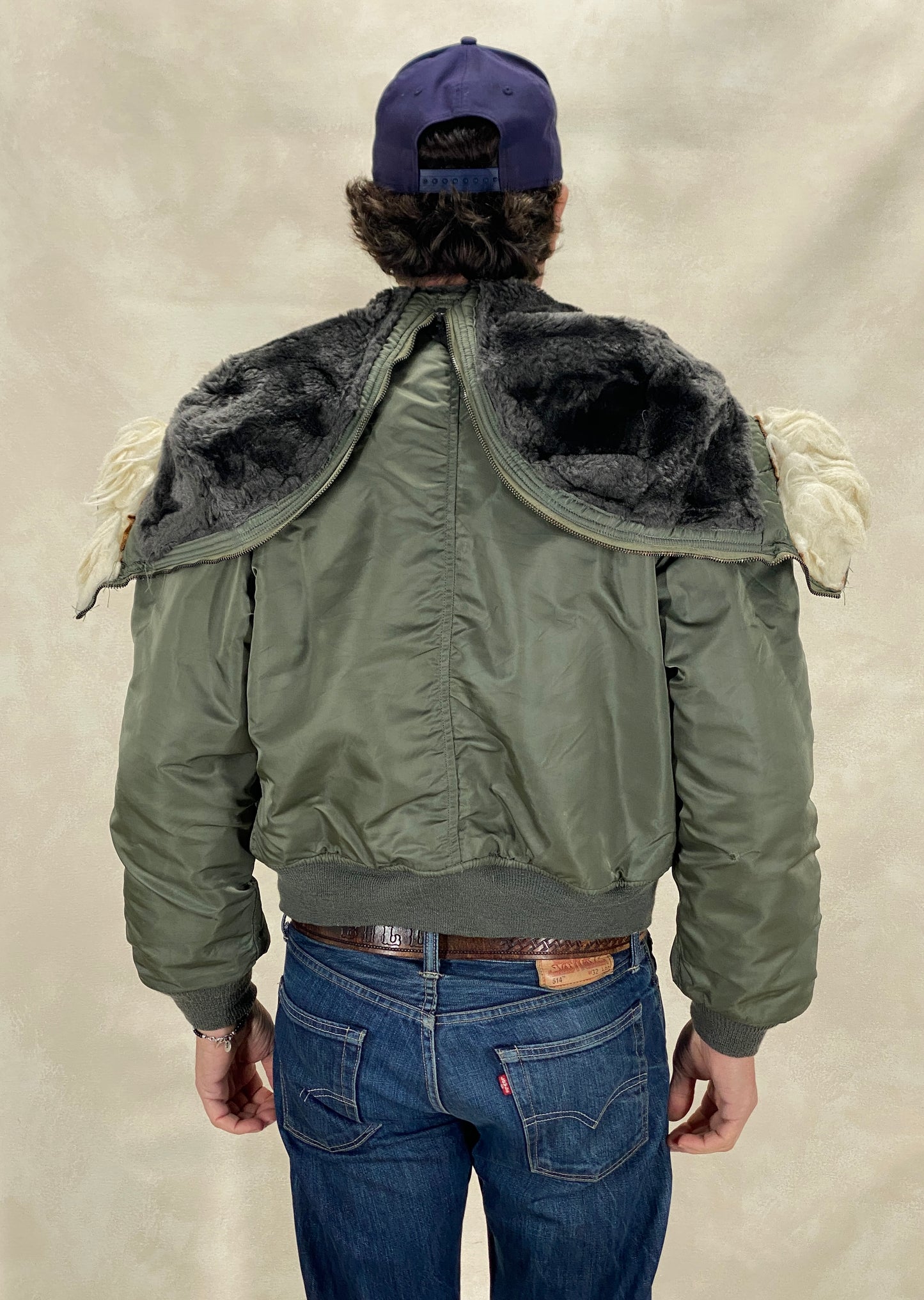 vintage us air force n2b jacket cold weather flyer small medium