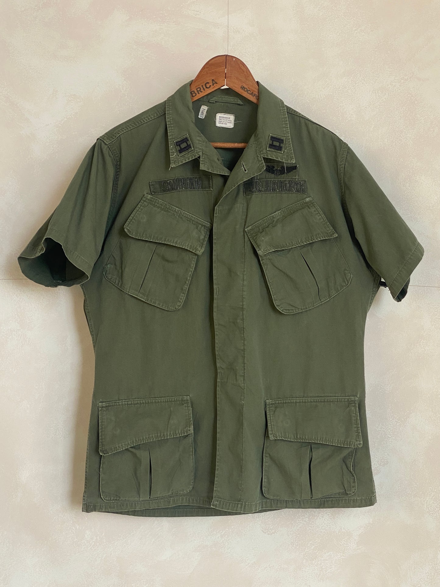Medium. Authentic 1967 US Air Force vintage Vietnam jungle jacket. - USA Vintage Bcn
