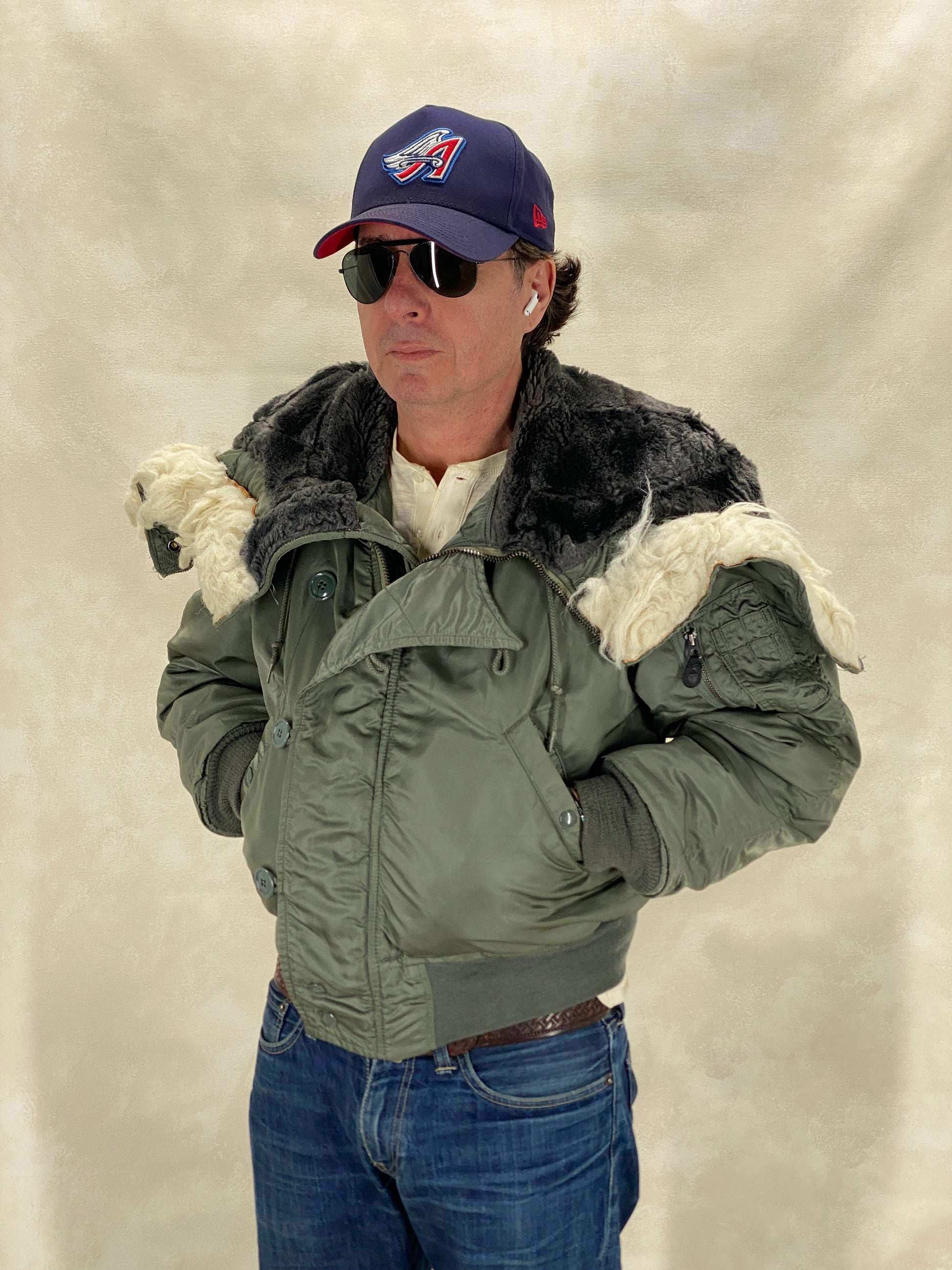 vintage us air force n2b jacket cold weather flyer small medium