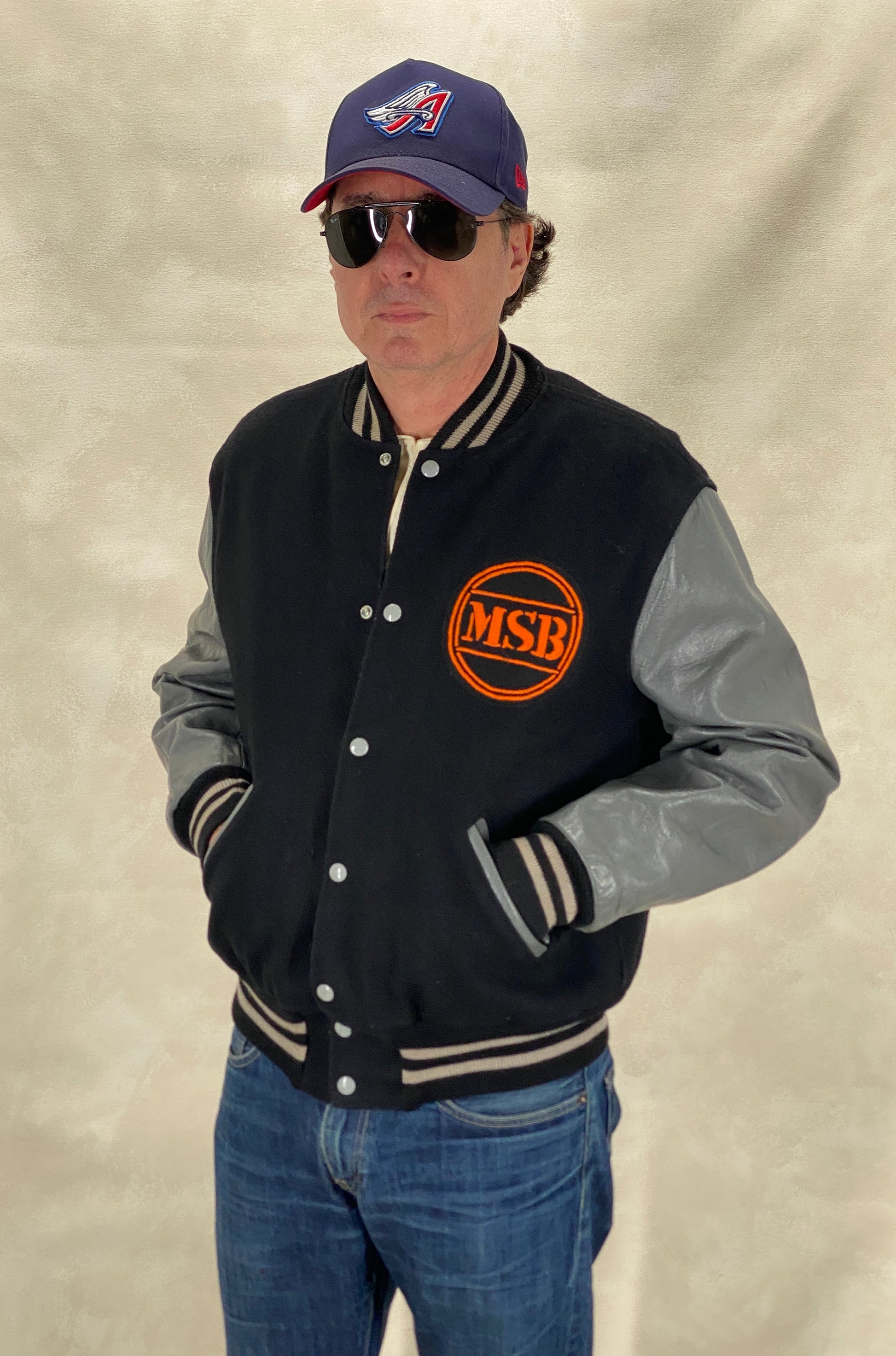 vintage varsity jacket 1960s wool leather made in usa large