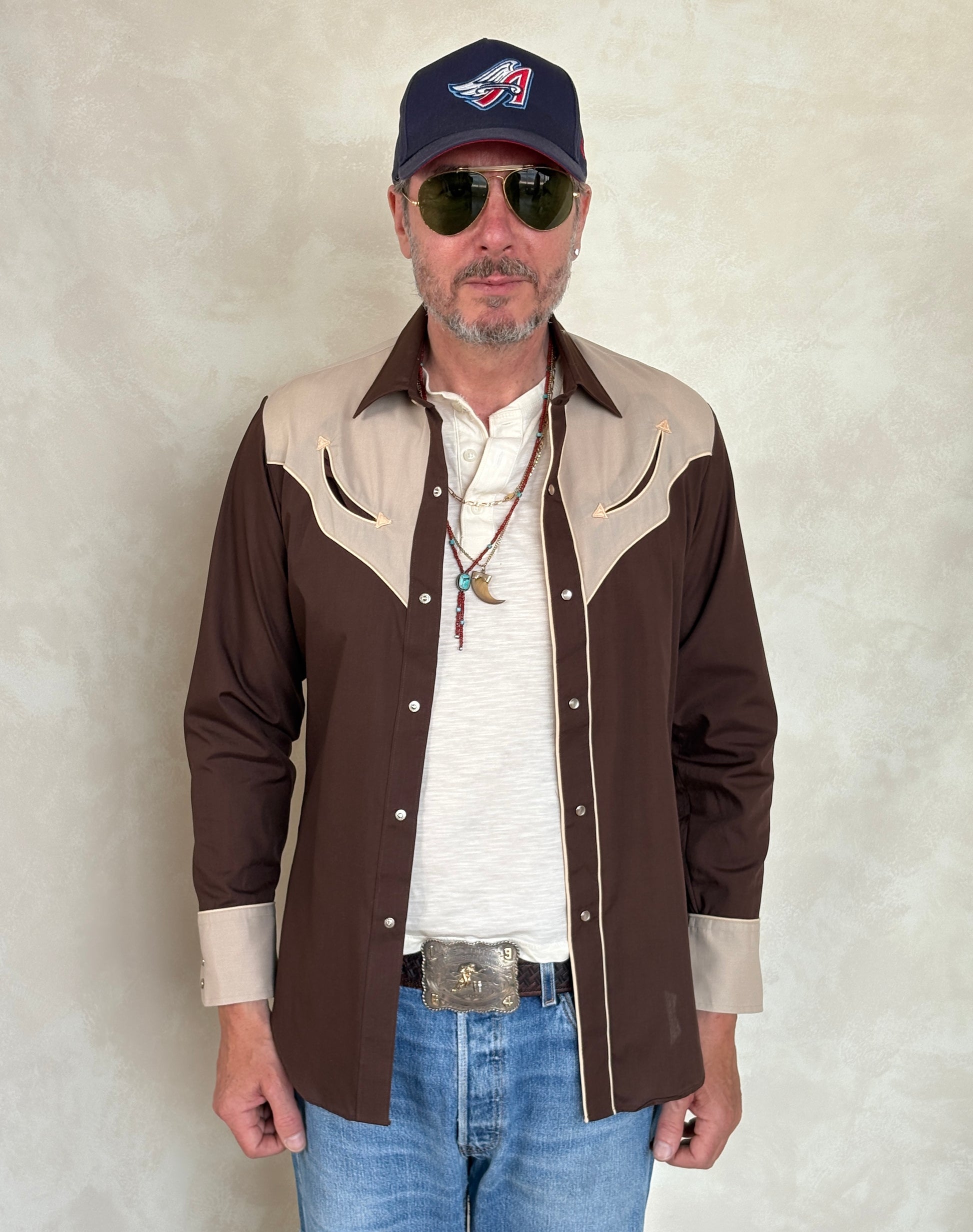 Size M. Authentic Vintage 80’s Levis Western Shirt - USA Vintage Bcn