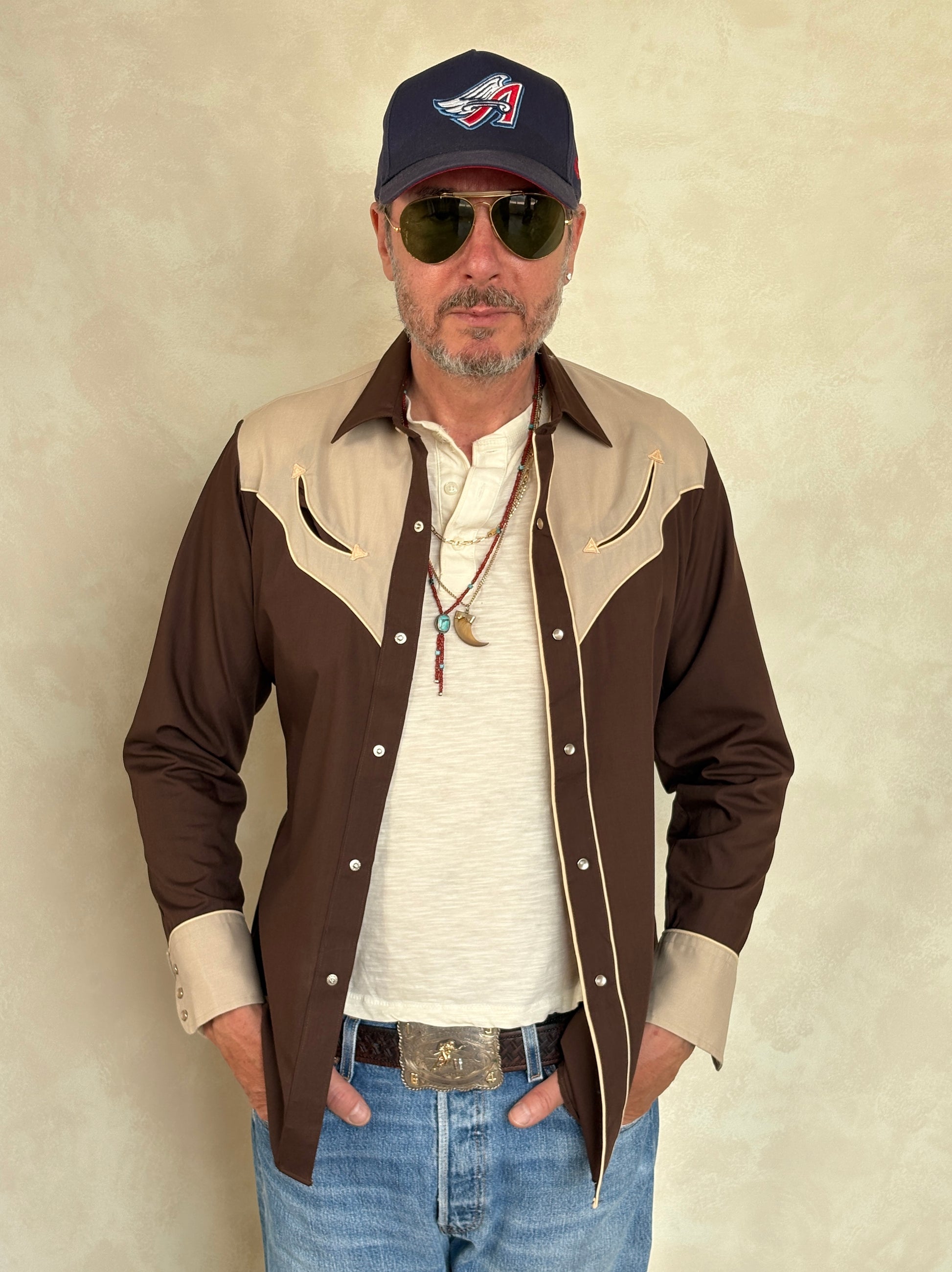 Size M. Authentic Vintage 80’s Levis Western Shirt - USA Vintage Bcn
