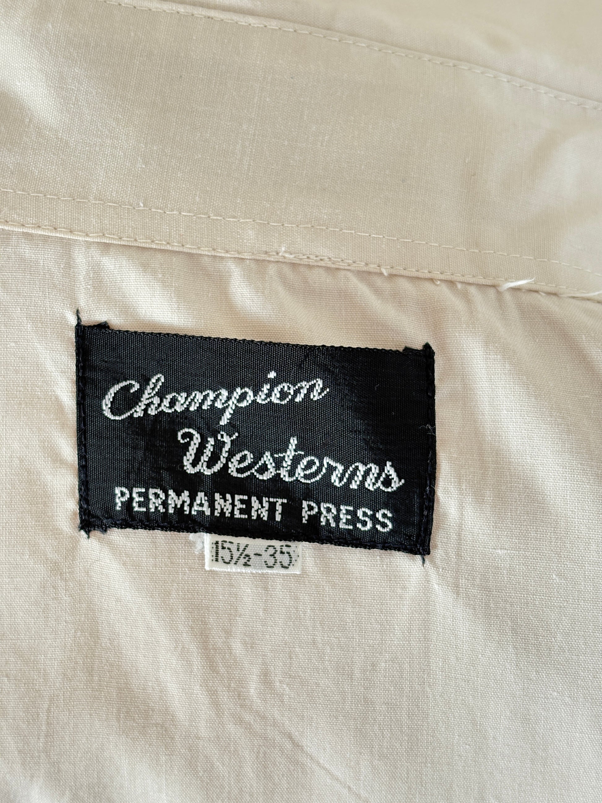 Size M. Authentic Vintage 70’s embroidered Western Shirt - USA Vintage Bcn