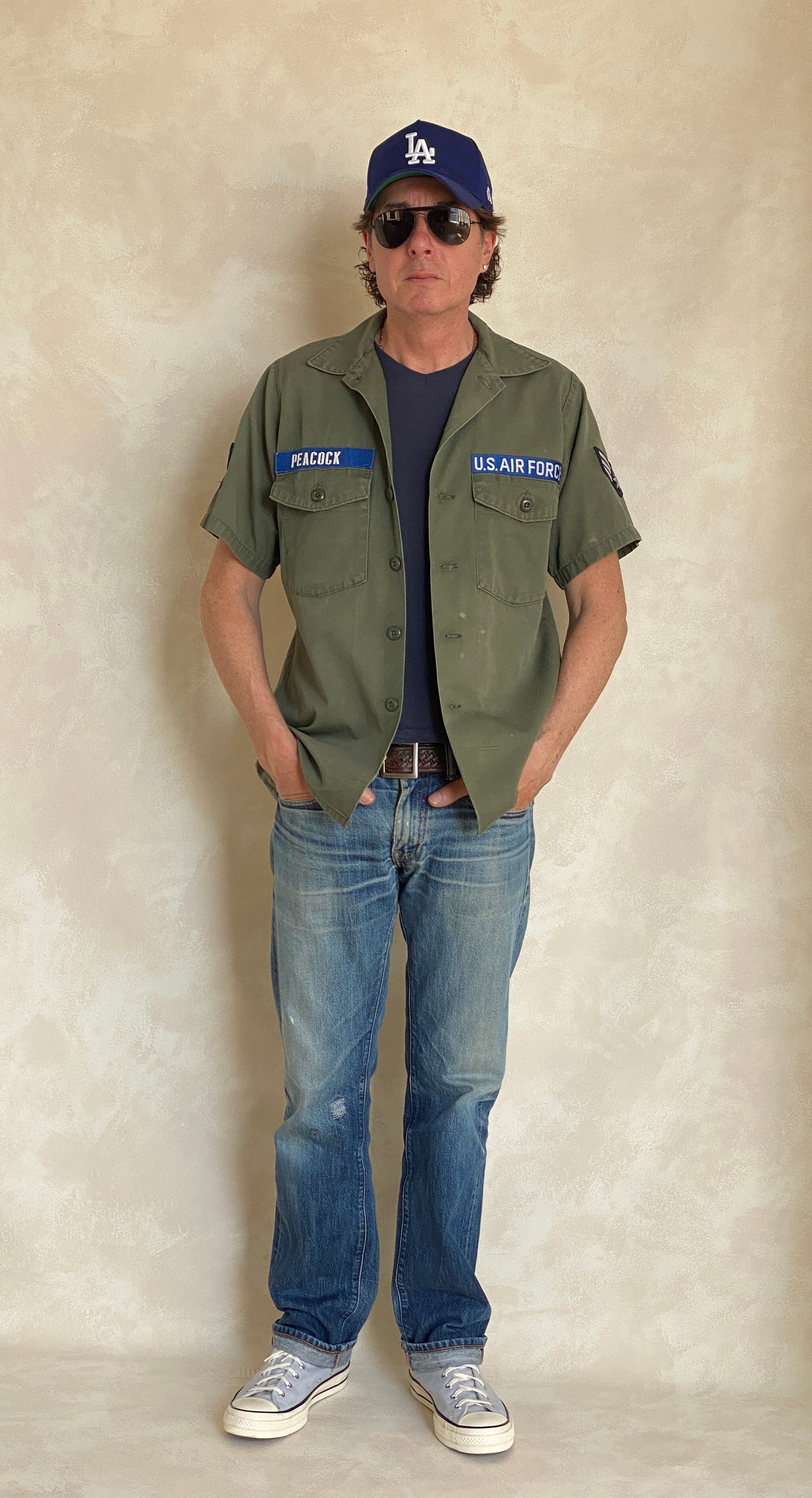 Medium Authentic Vintage 1977 US Army OG 507 Fatigue Shirt | Classic Military Style | USA Vintage BCN - USA Vintage Bcn