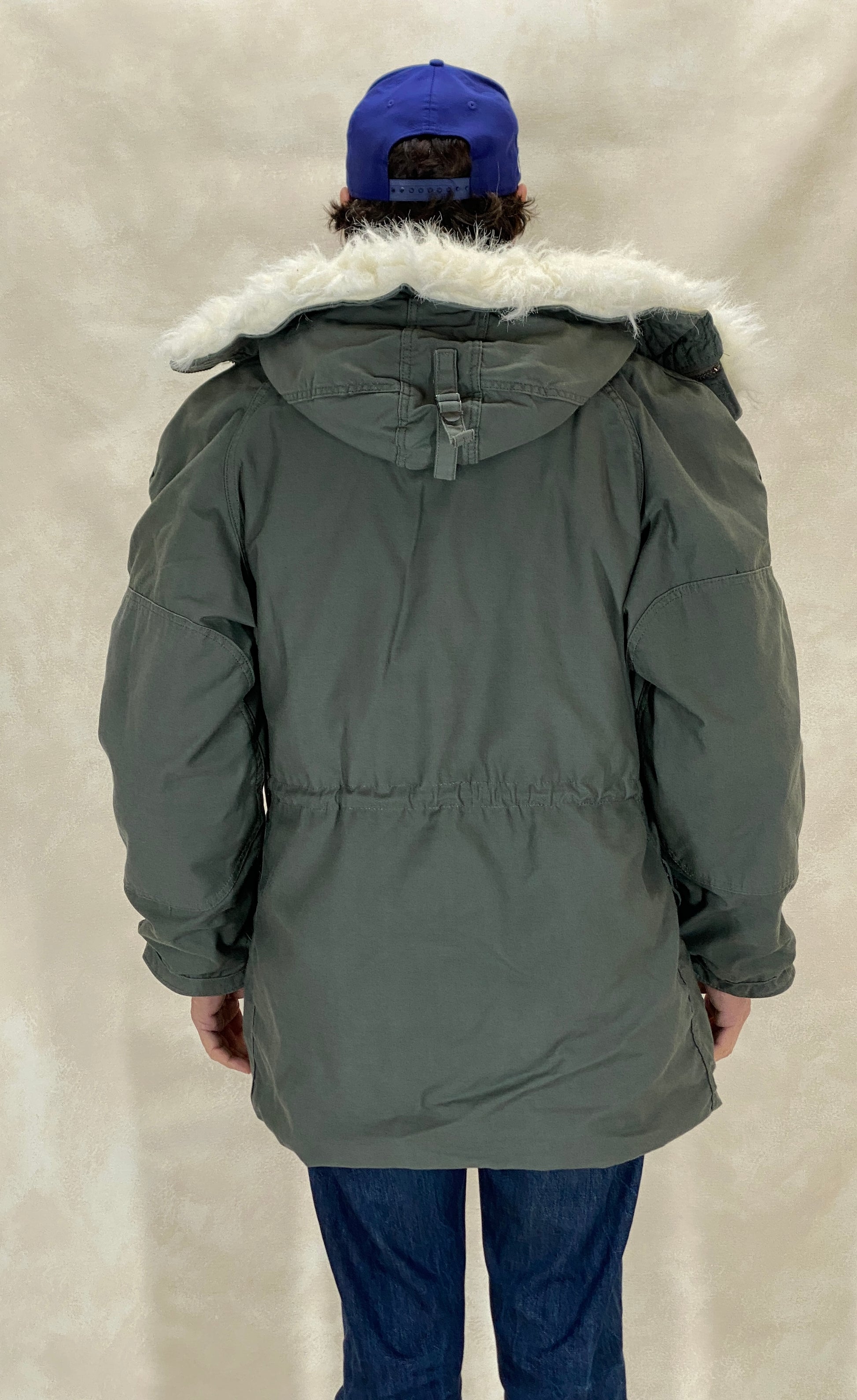Medium. Authentic 1981 US Air Force vintage N-3B extreme cold weather Flyer coat Jacket - USA Vintage Bcn