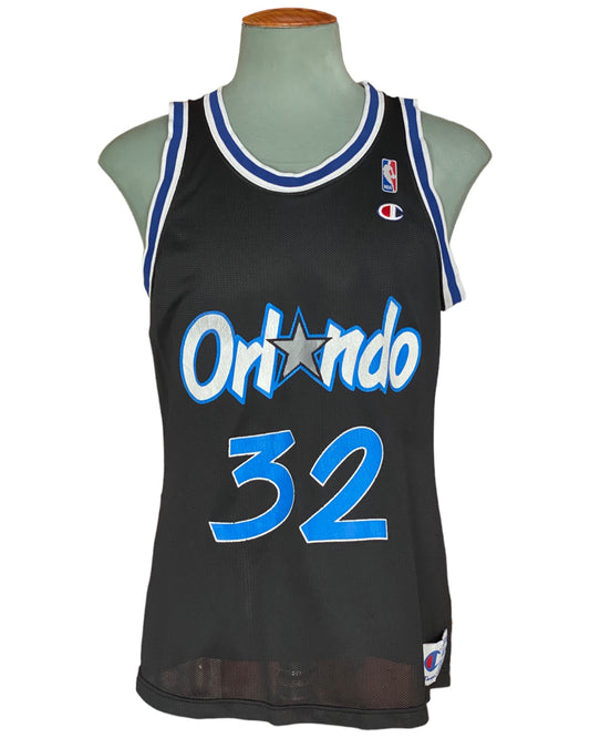 Size 44 VTG 90s Orlando NBA jersey, Player Oneal #32 Made in USA by Champion