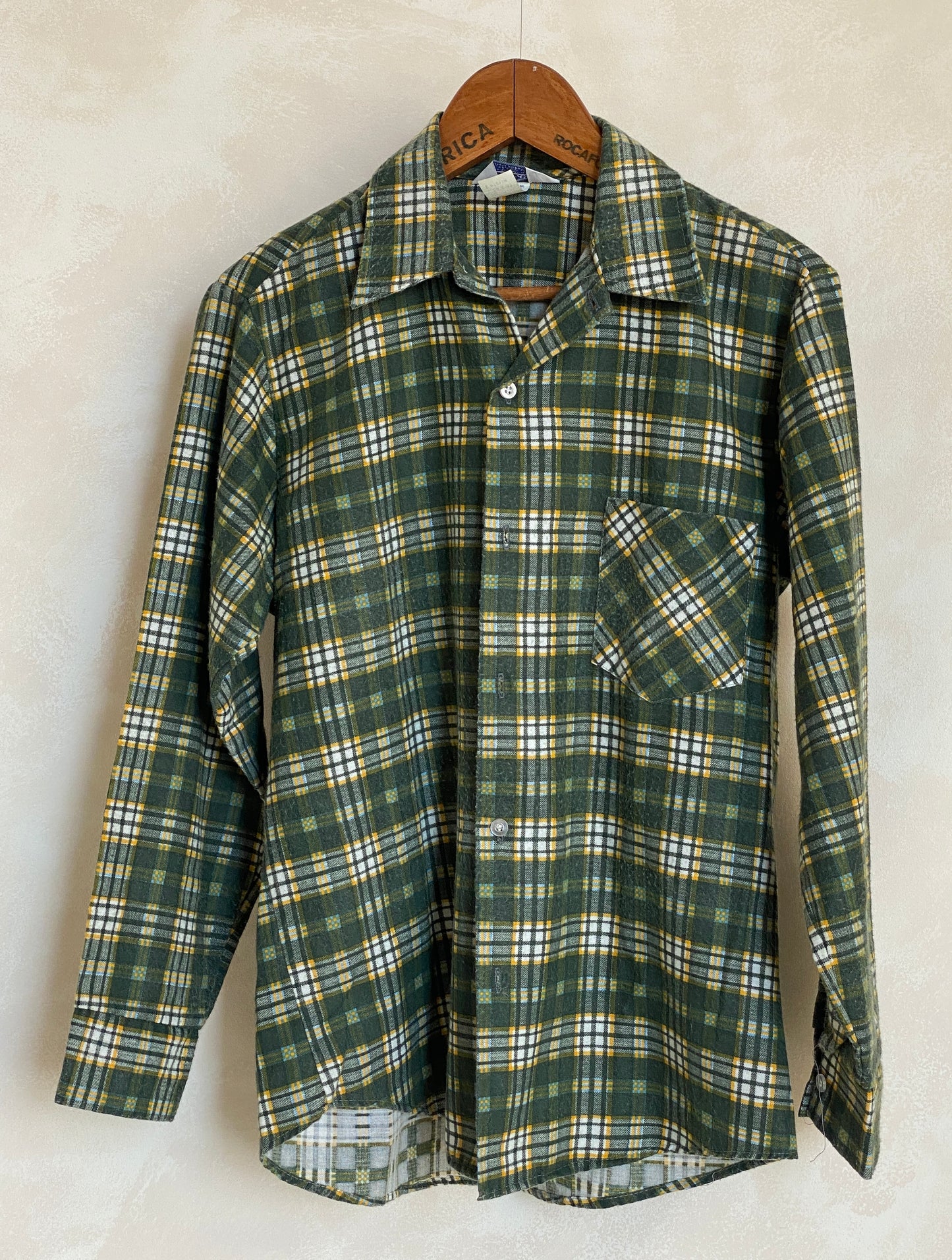 Large Vintage 90s Flannel Shirt | Classic Retro Style | USA Vintage BCN