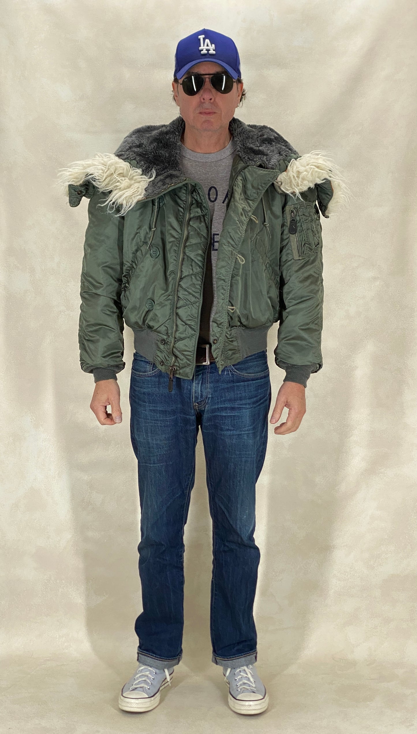 Large. Authentic US Air Force vintage N-2B extreme cold weather Flyer Jacket - USA Vintage Bcn