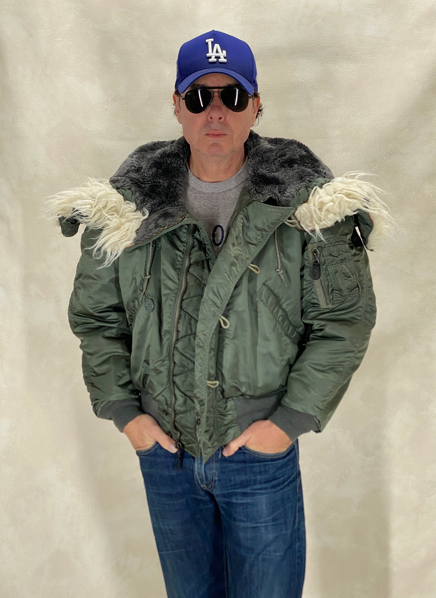 Large. Authentic US Air Force vintage N-2B extreme cold weather Flyer Jacket - USA Vintage Bcn