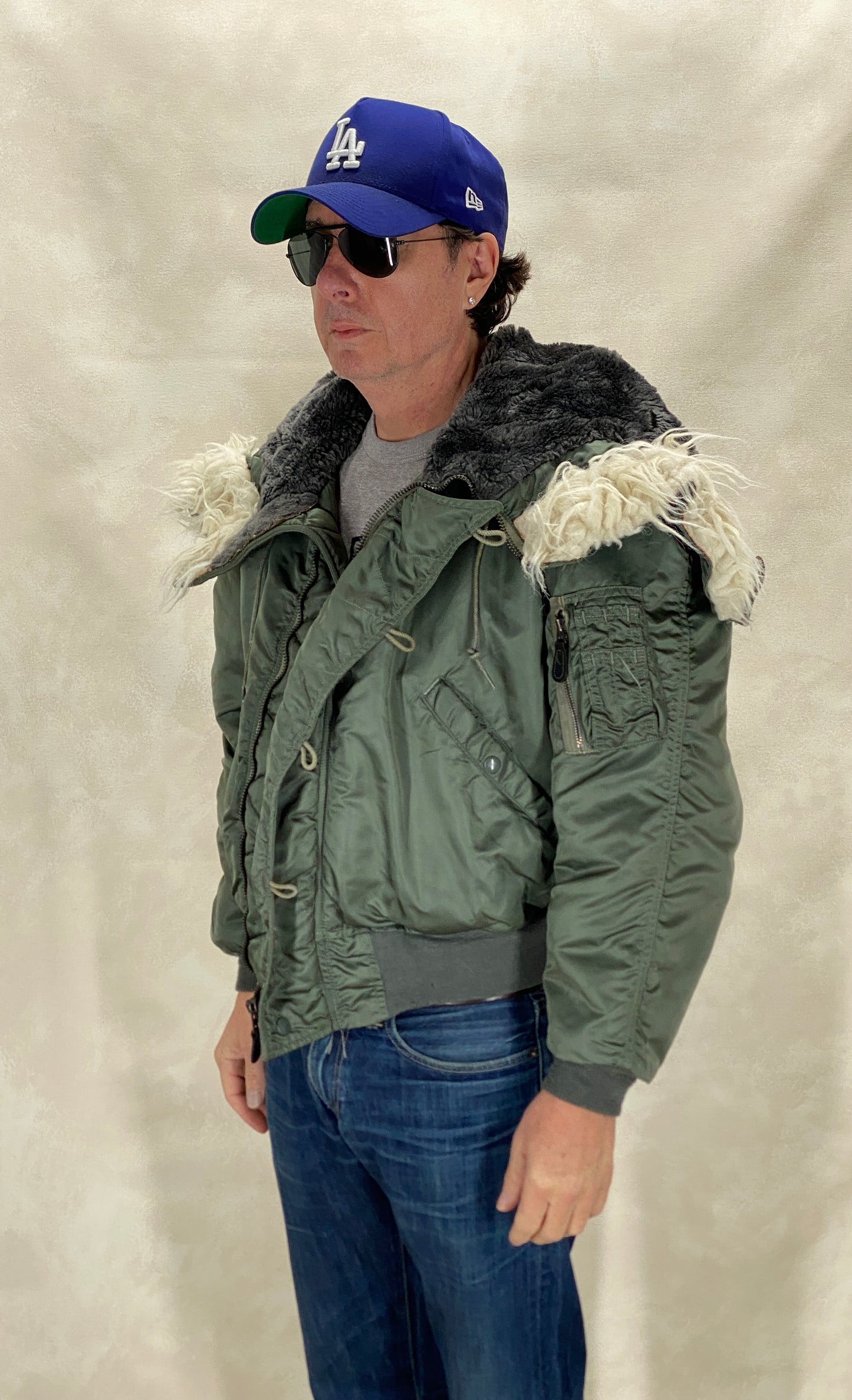 Large. Authentic US Air Force vintage N-2B extreme cold weather Flyer Jacket - USA Vintage Bcn