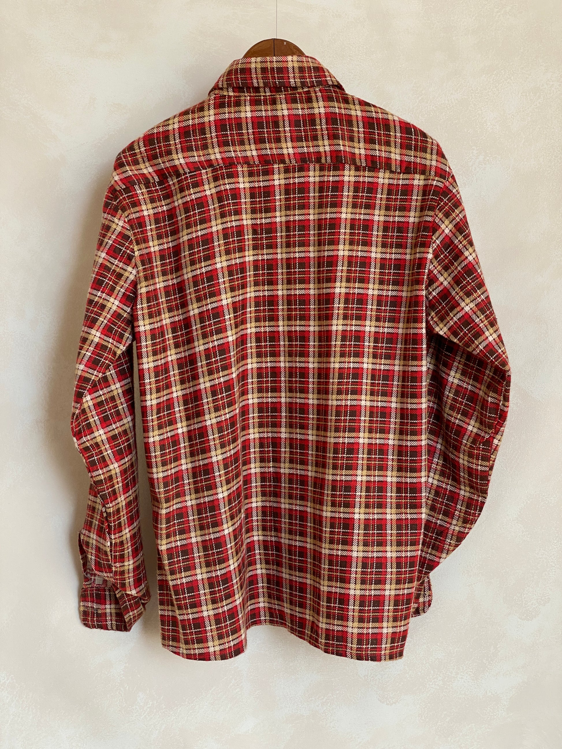 Large Vintage 90s Flannel Shirt | Classic Retro Style | USA Vintage BCN