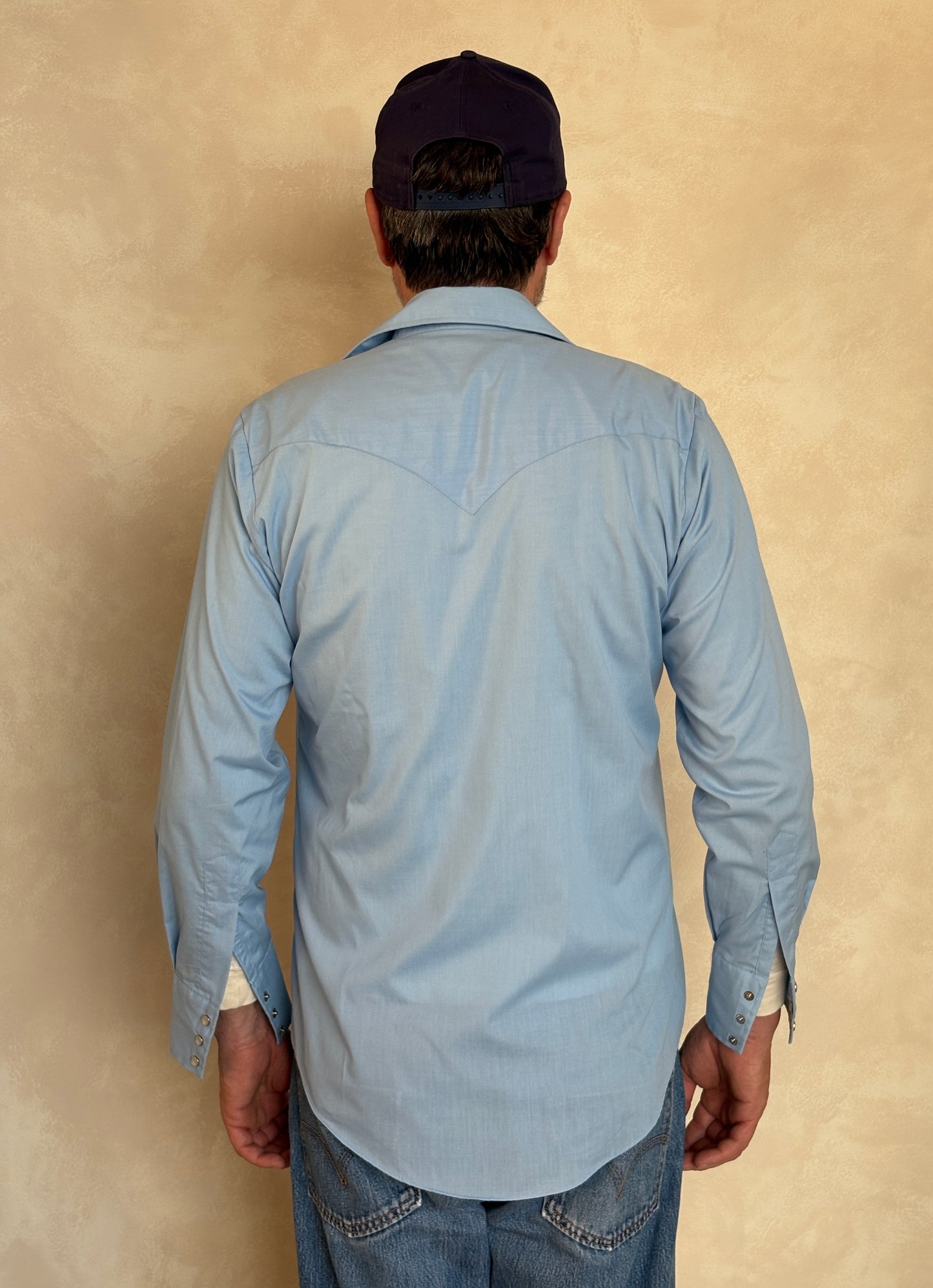 Size M. Authentic 70’s embroidered Western Shirt - USA Vintage Bcn