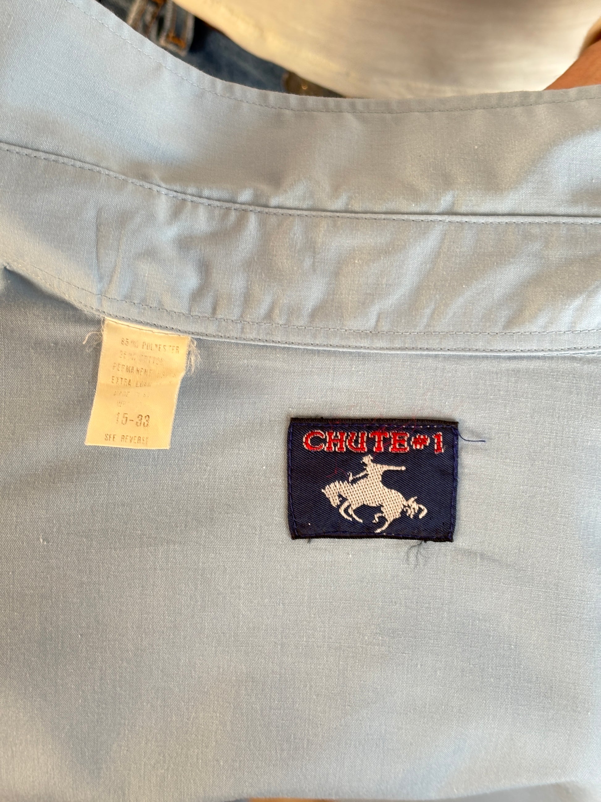 Size M. Authentic 70’s embroidered Western Shirt - USA Vintage Bcn
