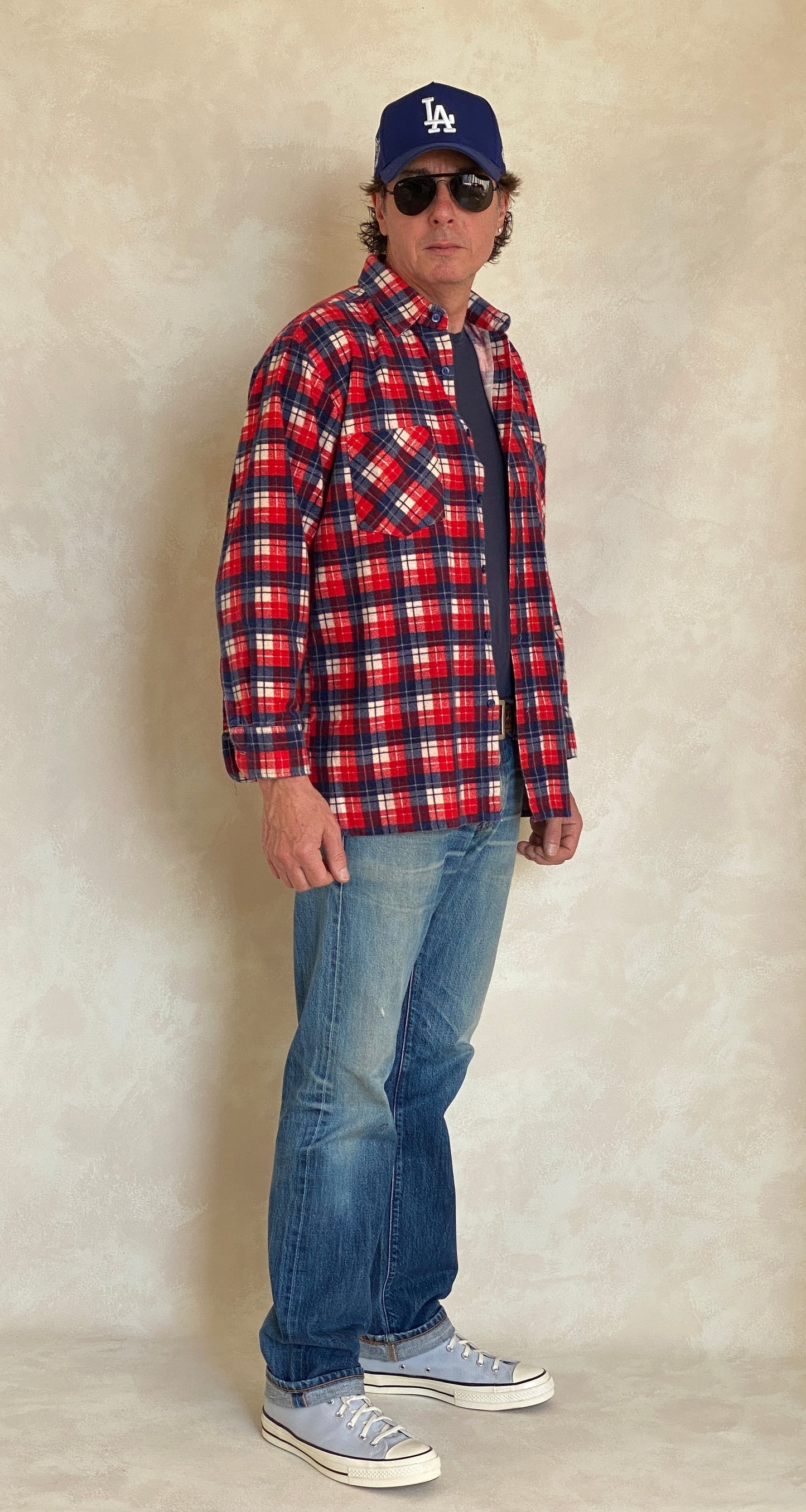 Medium Vintage Flannel Shirt | Classic Retro Vintage flannel shirt with classic retro plaid design, size medium