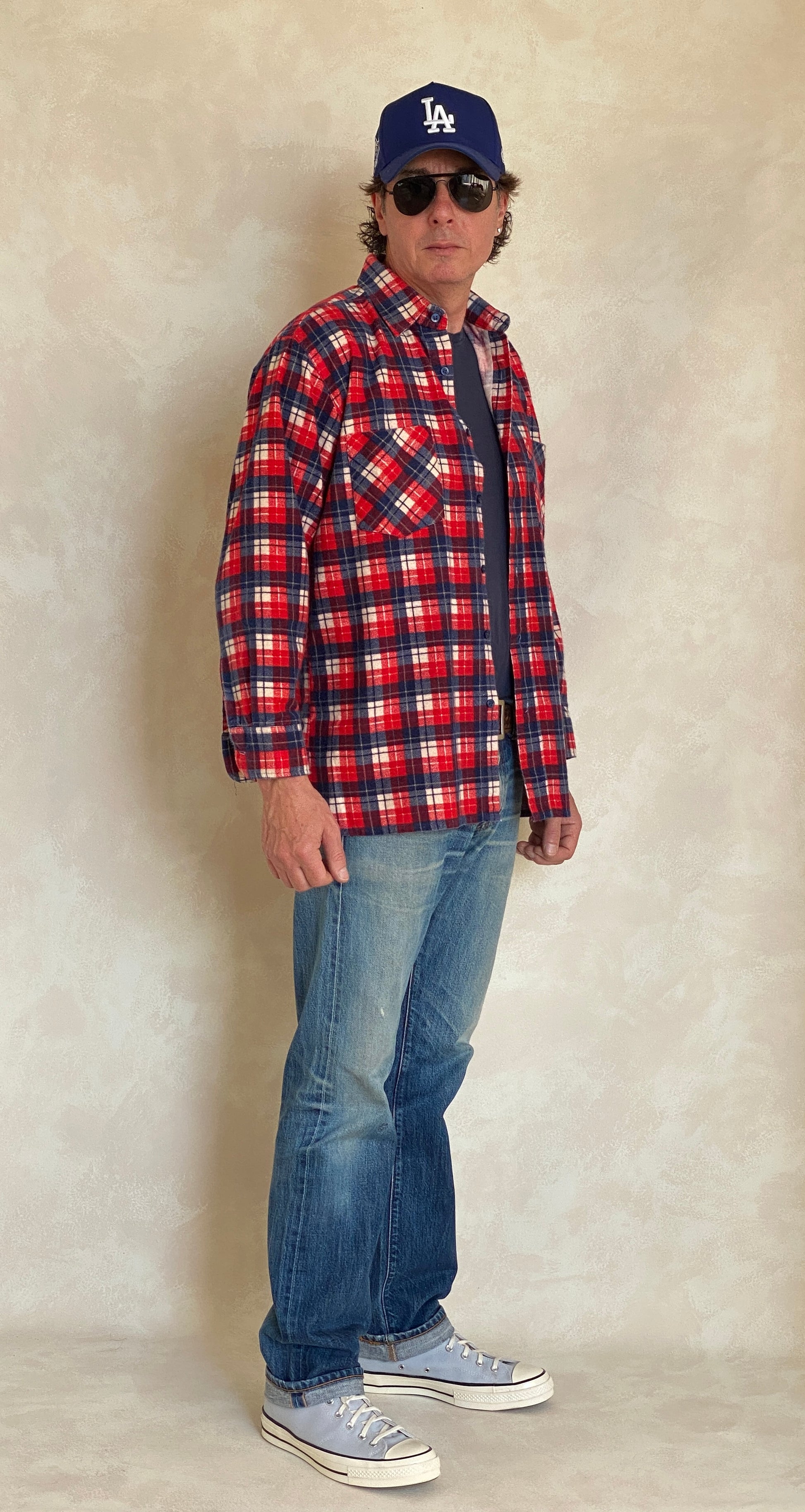 Medium Vintage Flannel Shirt | Classic Retro Vintage flannel shirt with classic retro plaid design, size medium