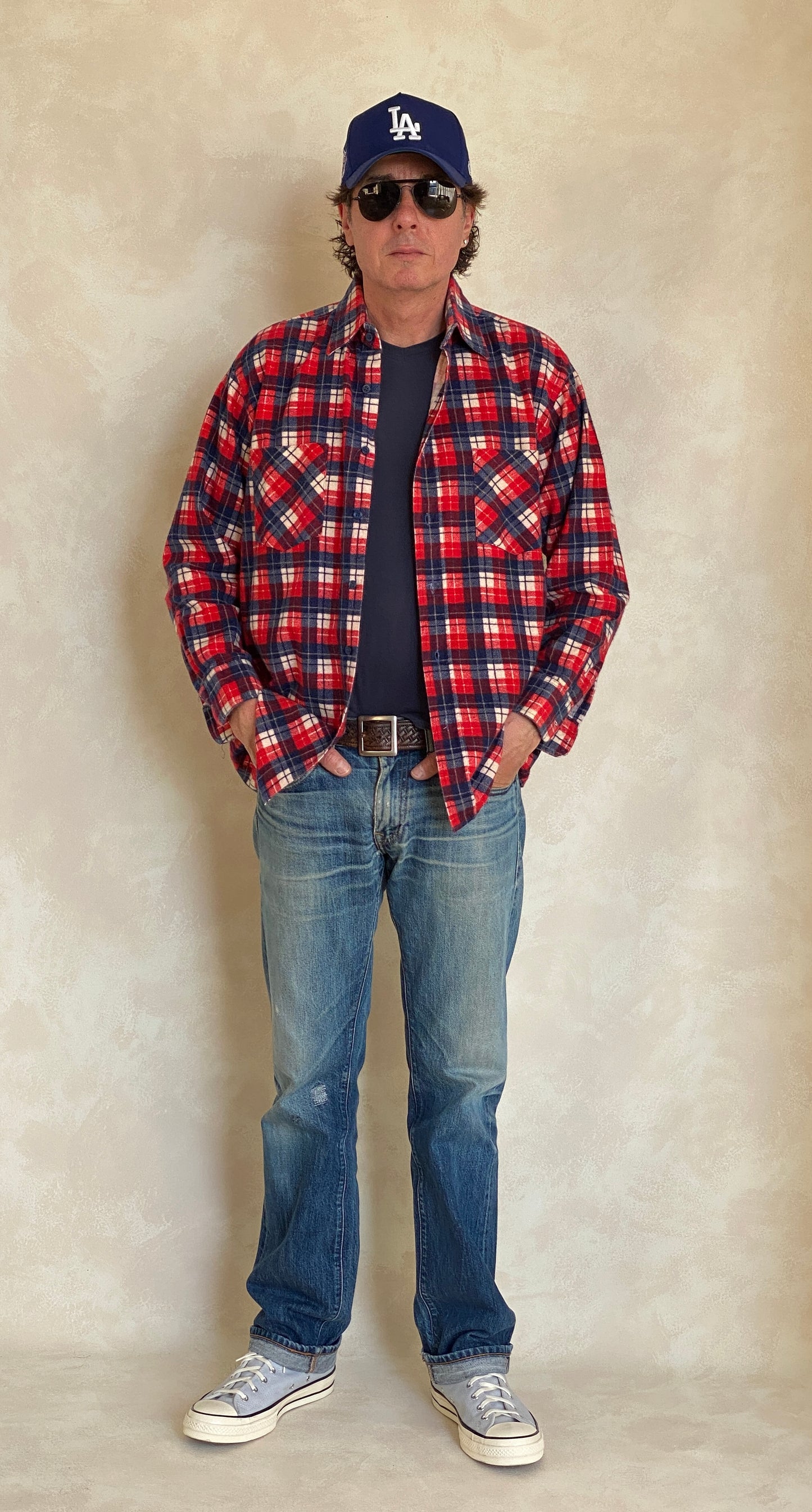 Medium Vintage Flannel Shirt | Classic Retro Vintage flannel shirt with classic retro plaid design, size medium