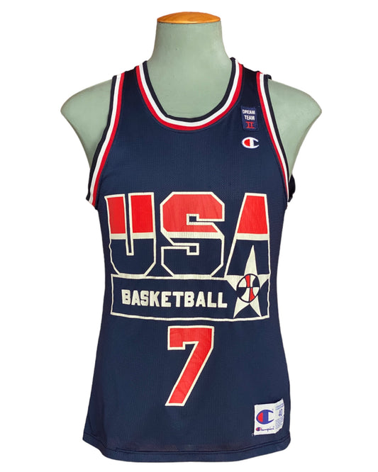 Vintage 90s Champion USA Dream Team Shawn Kemp Jersey | Classic NBA Style