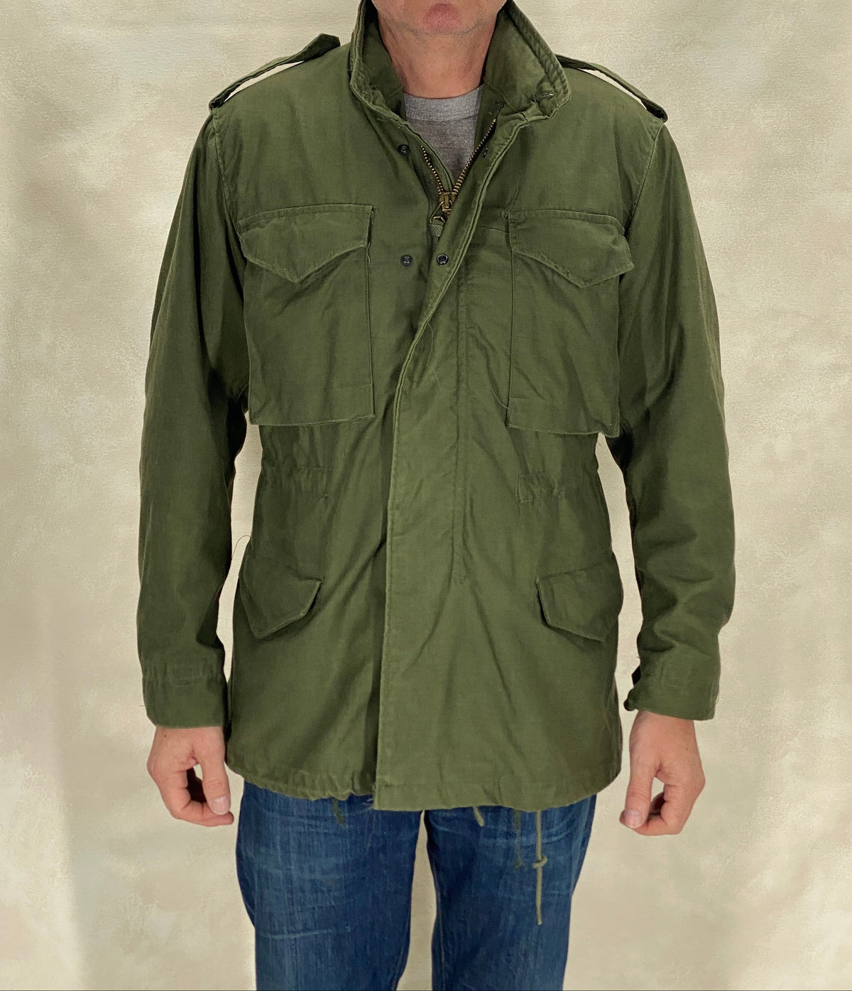 Authentic 1980 US Army M-65 Field Jacket – Vintage Military Combat Coat – Size Small Regular – Made in USA-military-AJ357 Studio