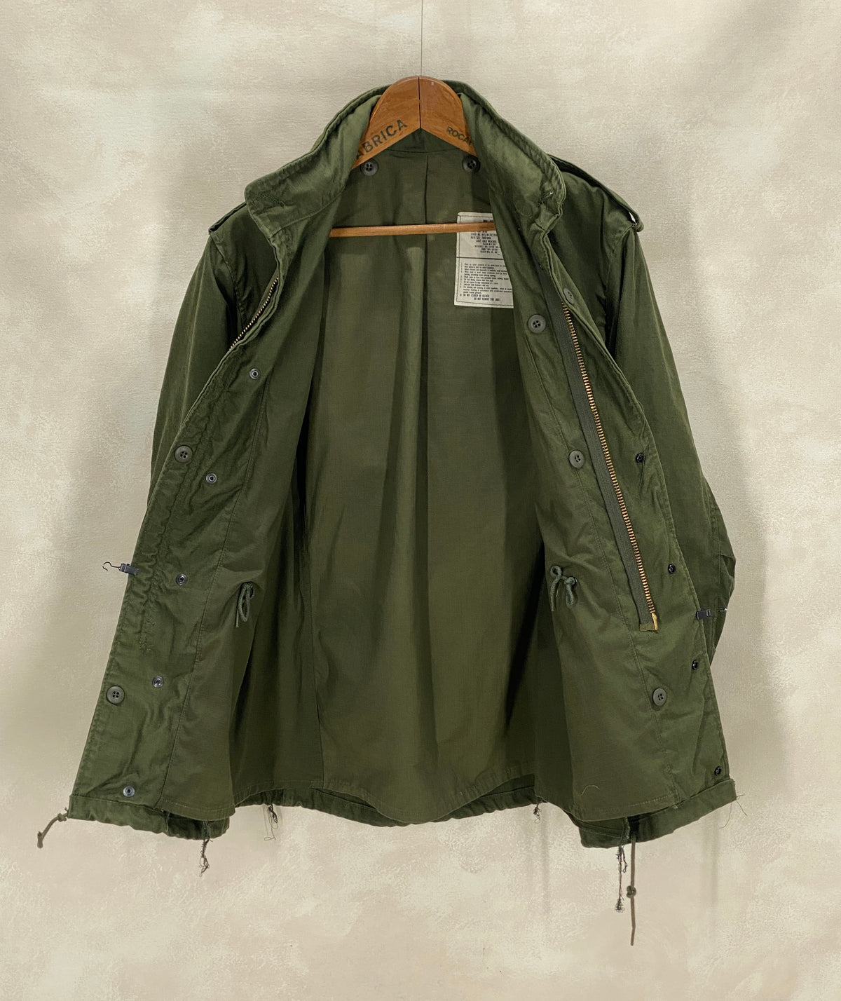 Authentic 1980 US Army M-65 Field Jacket – Vintage Military Combat Coat – Size Small Regular – Made in USA-military-AJ357 Studio