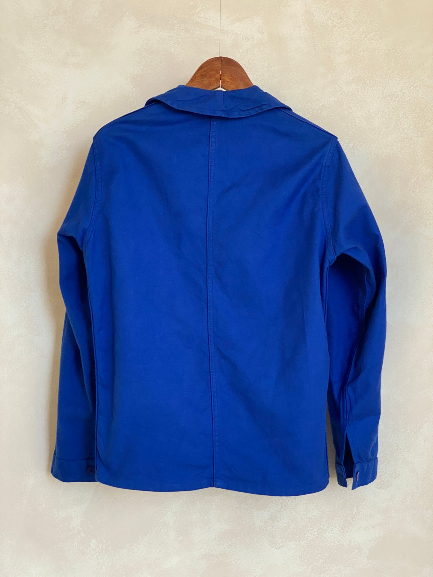 Vintage French cotton work jacket in size 48EU, classic retro utility style from USA Vintage BCN
