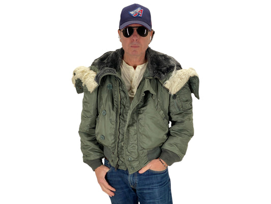 vintage us air force n2b jacket cold weather flyer small medium