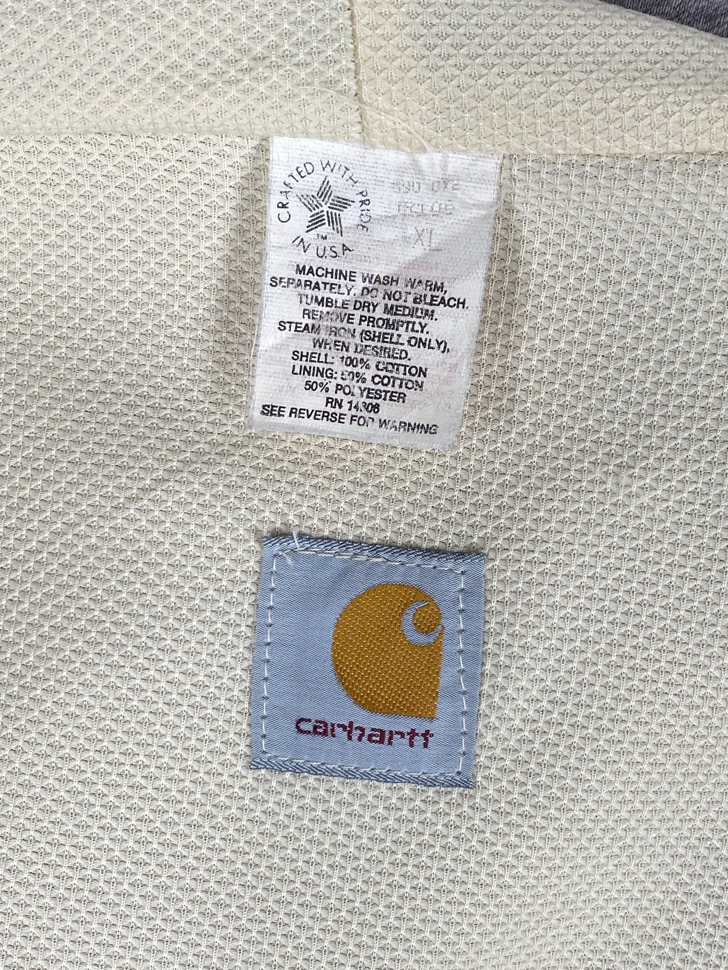 Size X Large. 90s Vintage hooded Carhartt jacket Made in USA - Authentic Workwear Style-AJ357 Studio