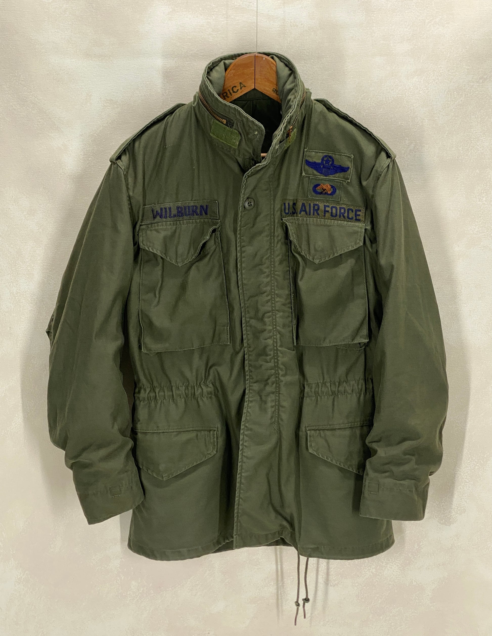 Small Reg. Authentic 1982 US Army Vintage M-65 field jacket - USA Vintage Bcn