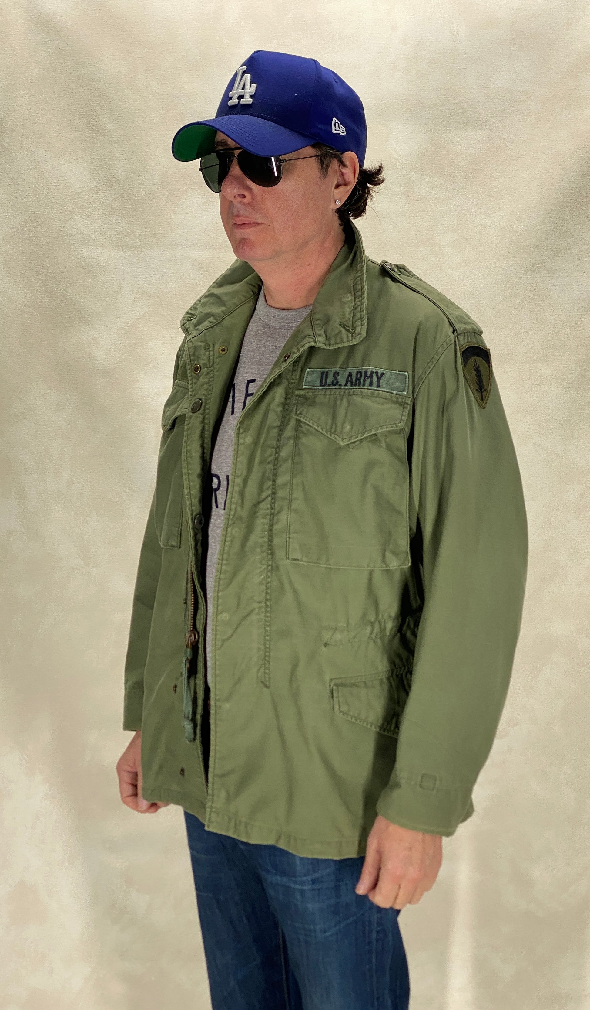 Small Reg. Authentic 1973 John Owbey US Army Vintage M-65 field jacket - USA Vintage Bcn
