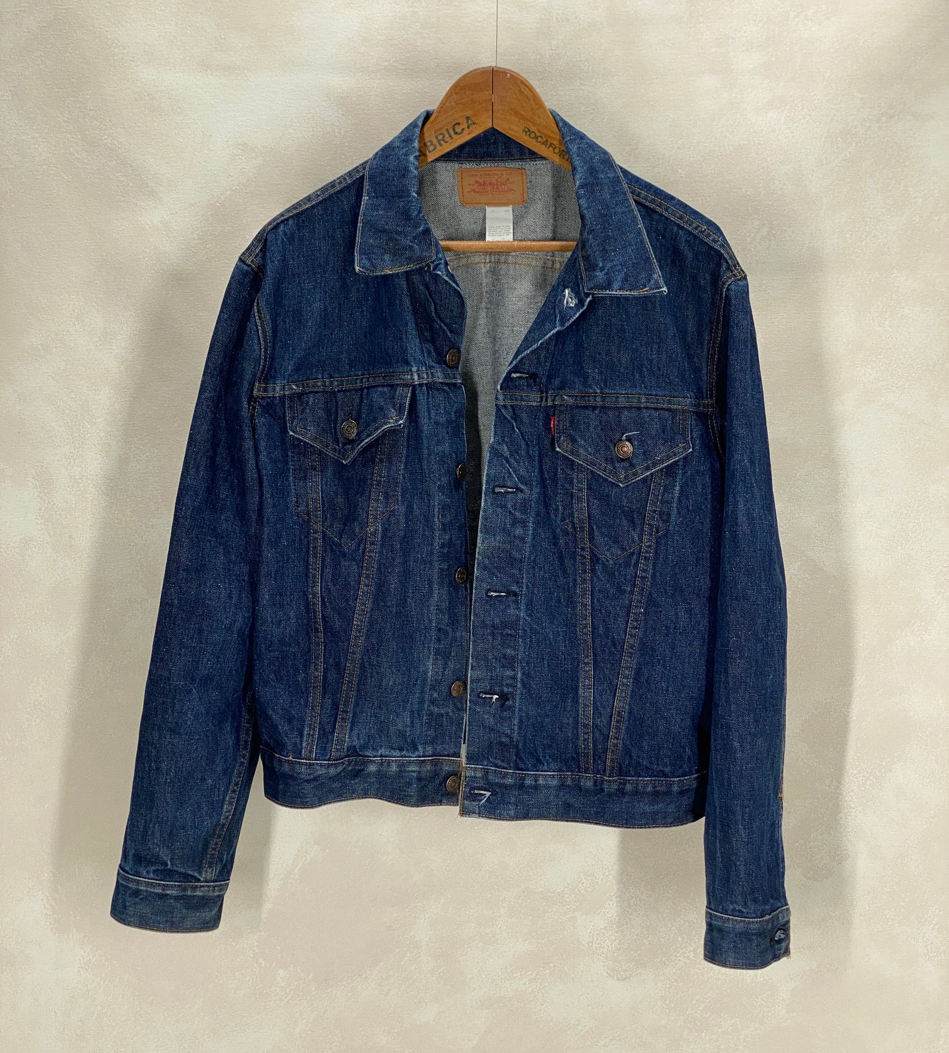 Size 42US / 52EU Vintage 4 pockets Levis Jacket Made in Canada - USA Vintage Bcn