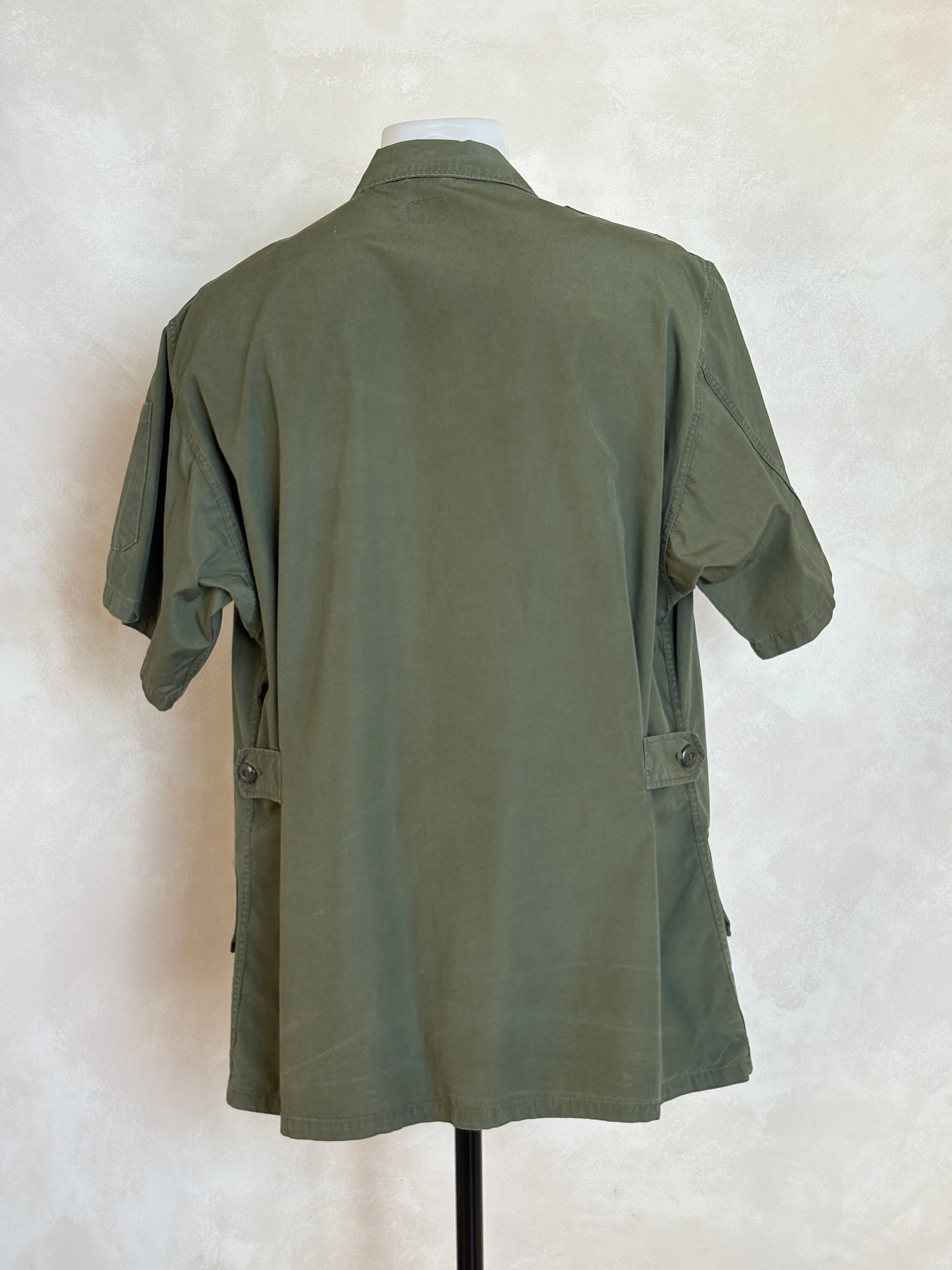 Size Large Reg. 2nd second pattern 1965 jungle jacket Vietnam war era - USA Vintage Bcn