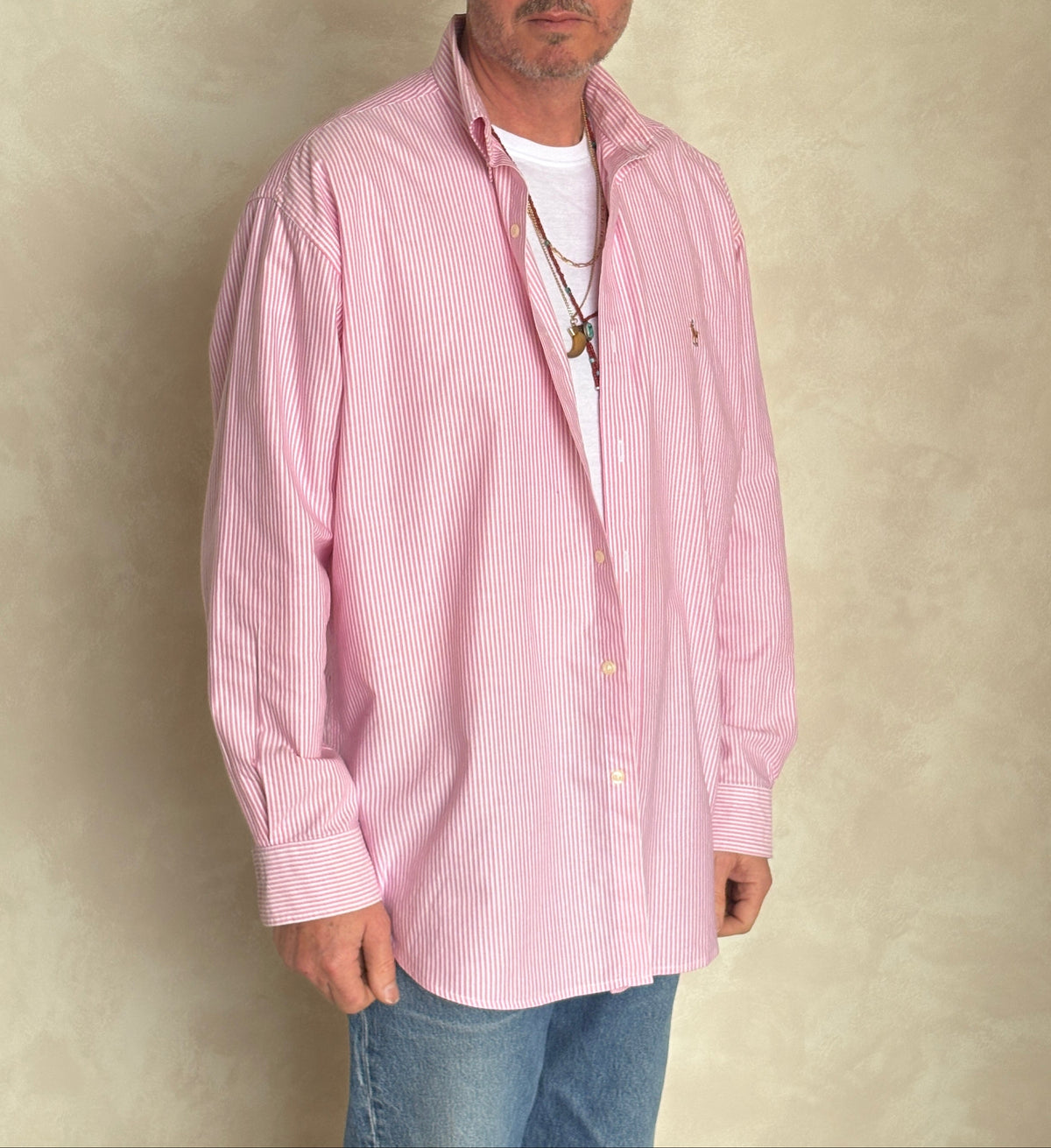 Polo by Ralph Lauren Yarmouth Striped Button-Down Shirt-AJ357 Studio