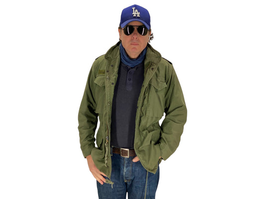 Small Reg. Authentic 1982 US Army Vintage M-65 field jacket - USA Vintage Bcn