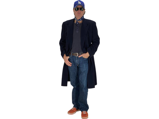 Size 52 EU  Vintage dark blue Burberrys Cashmere Overcoat – Double Breasted Classic.