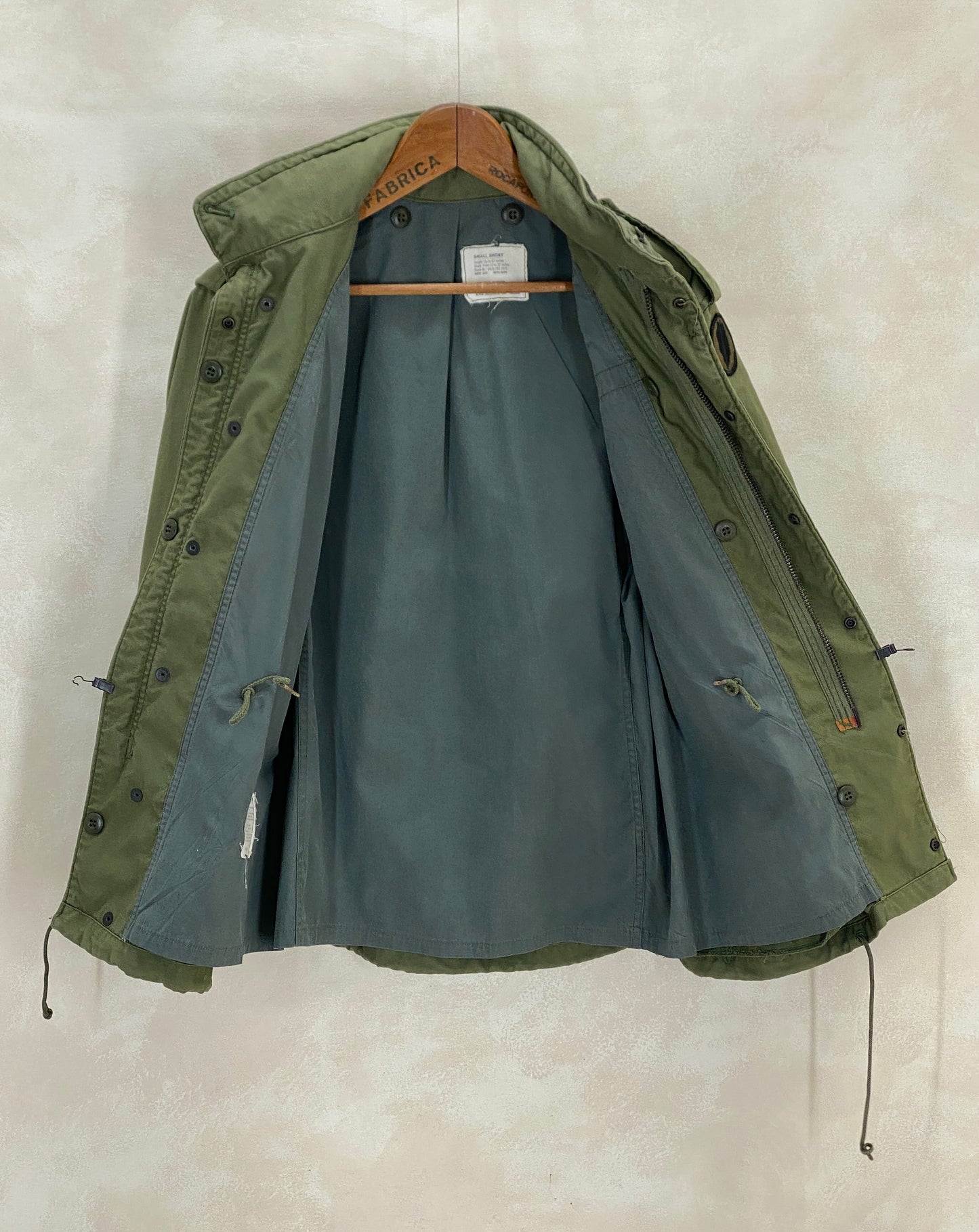 Small Short . Authentic 1972 Alpha Industries US Army Vintage M-65 field jacket - USA Vintage Bcn