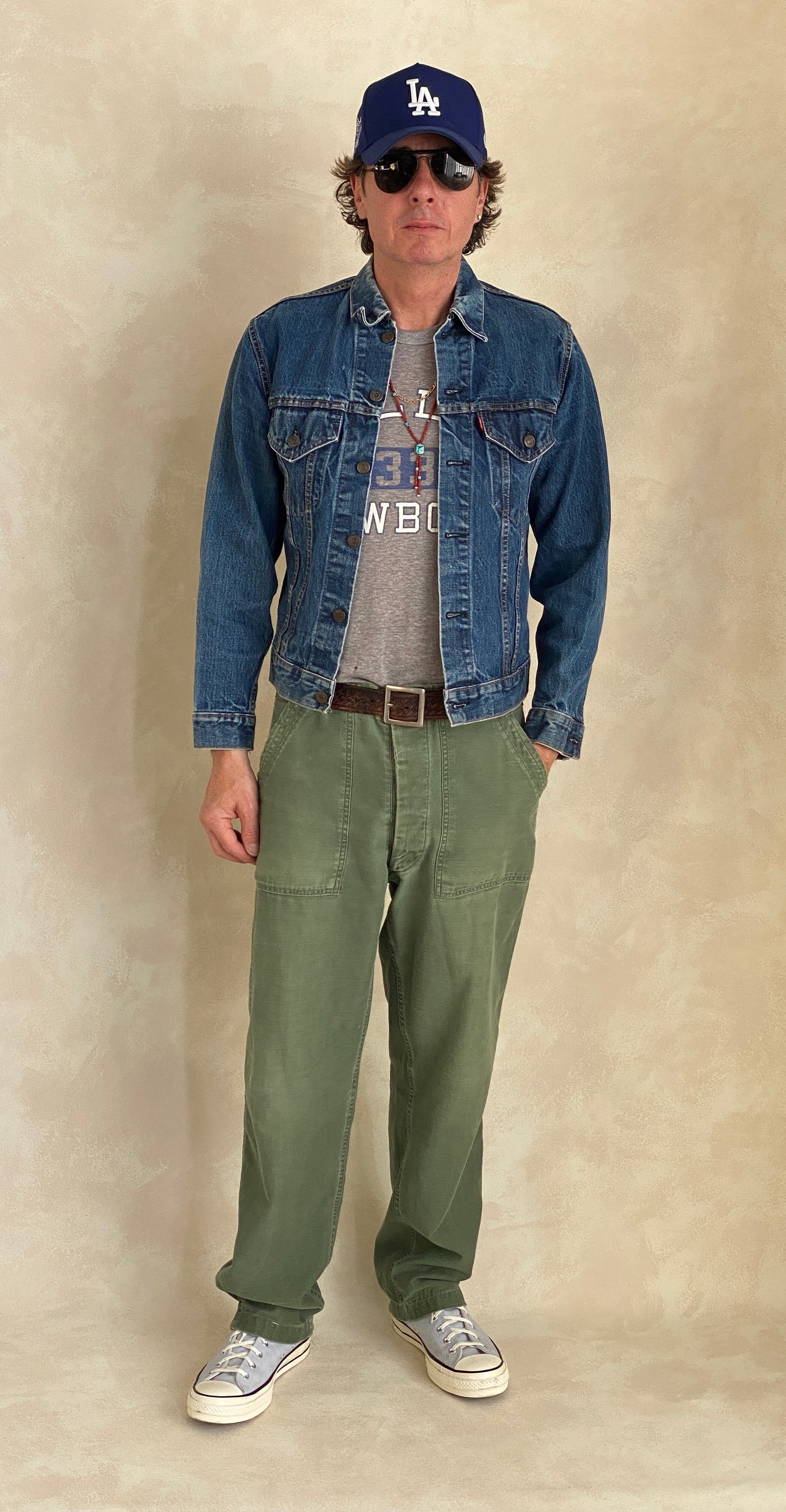 Vintage 1971 Levis jacket, size 36/38US, with single stitch detailing, made in the USA.