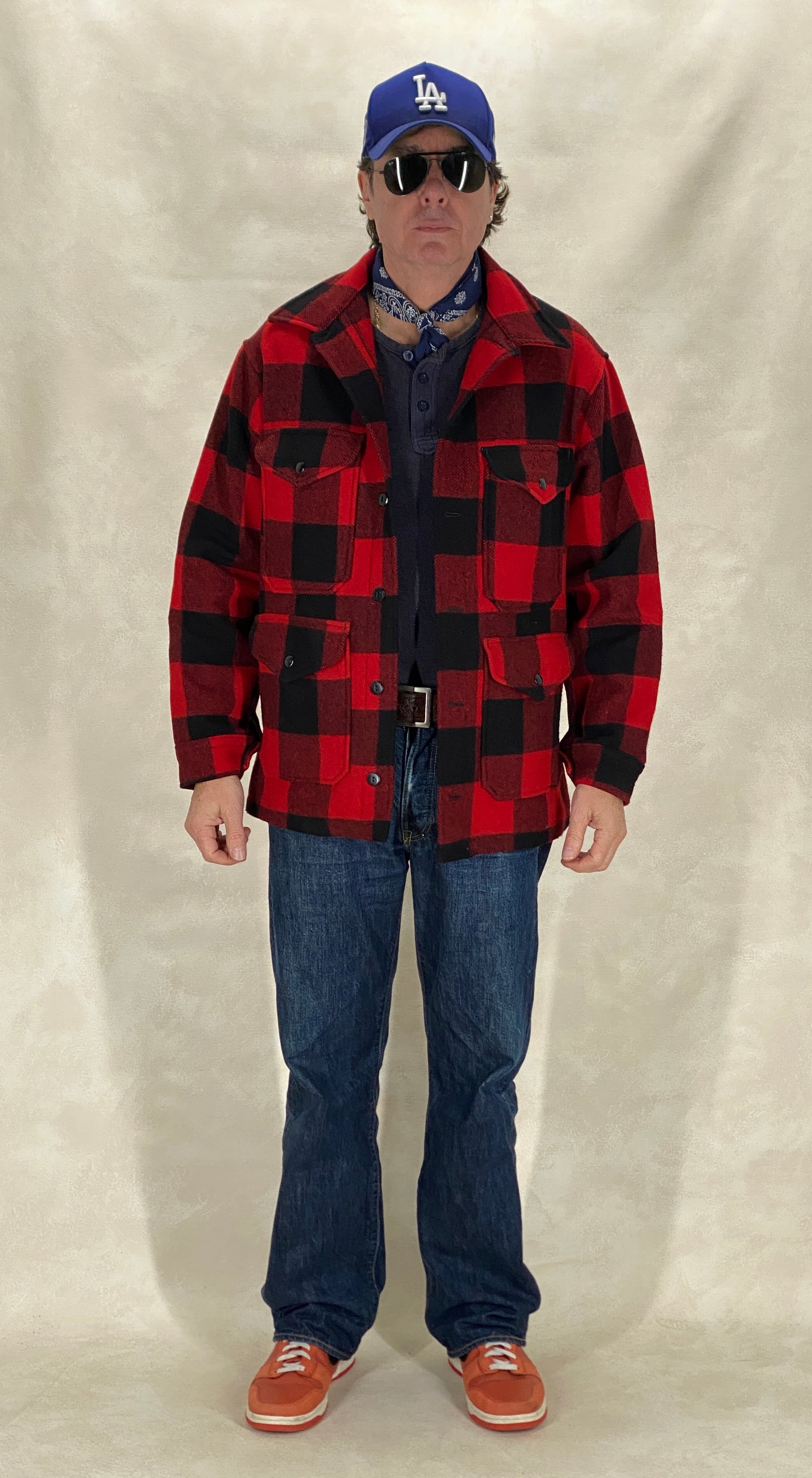 Size Medium- Vintage 60s Pendleton Buffalo Plaid Wool Jacket - USA Vintage Bcn
