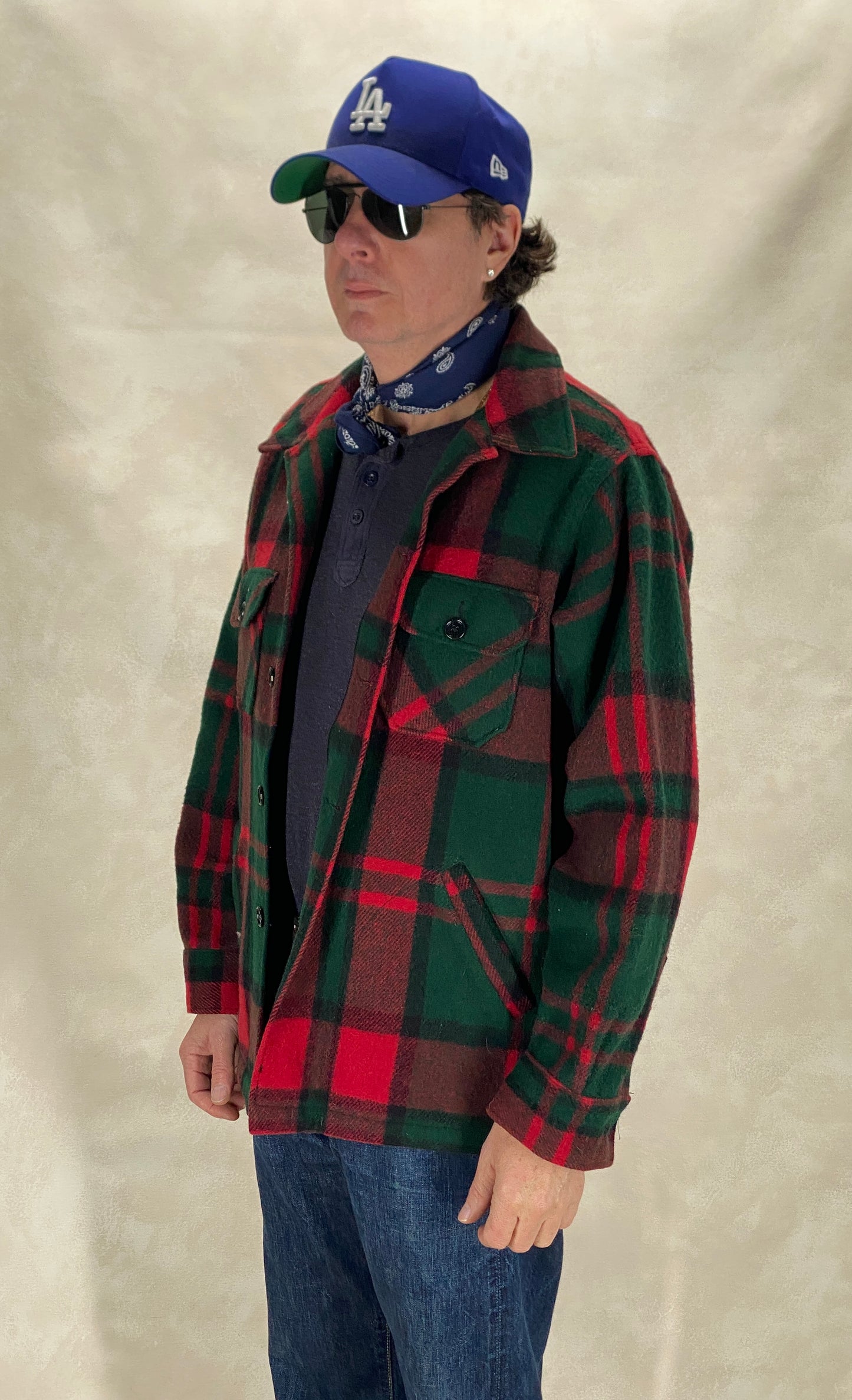 Size Large. Vintage L.L. Bean Wool Plaid Jacket – 4 Pockets – Made in USA - USA Vintage Bcn
