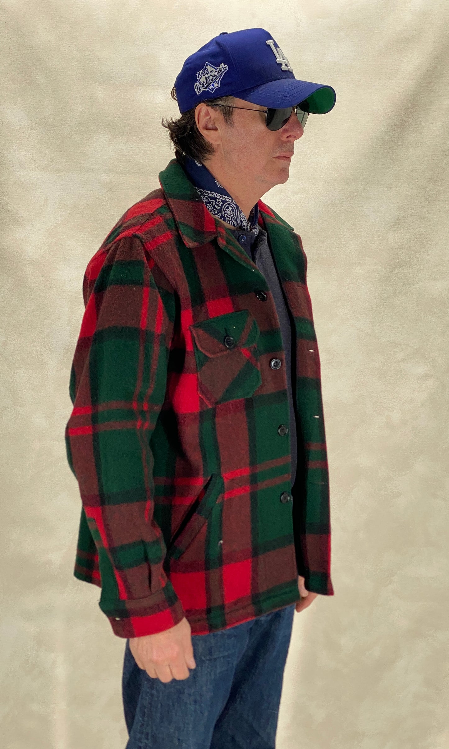 Size Large. Vintage L.L. Bean Wool Plaid Jacket – 4 Pockets – Made in USA - USA Vintage Bcn