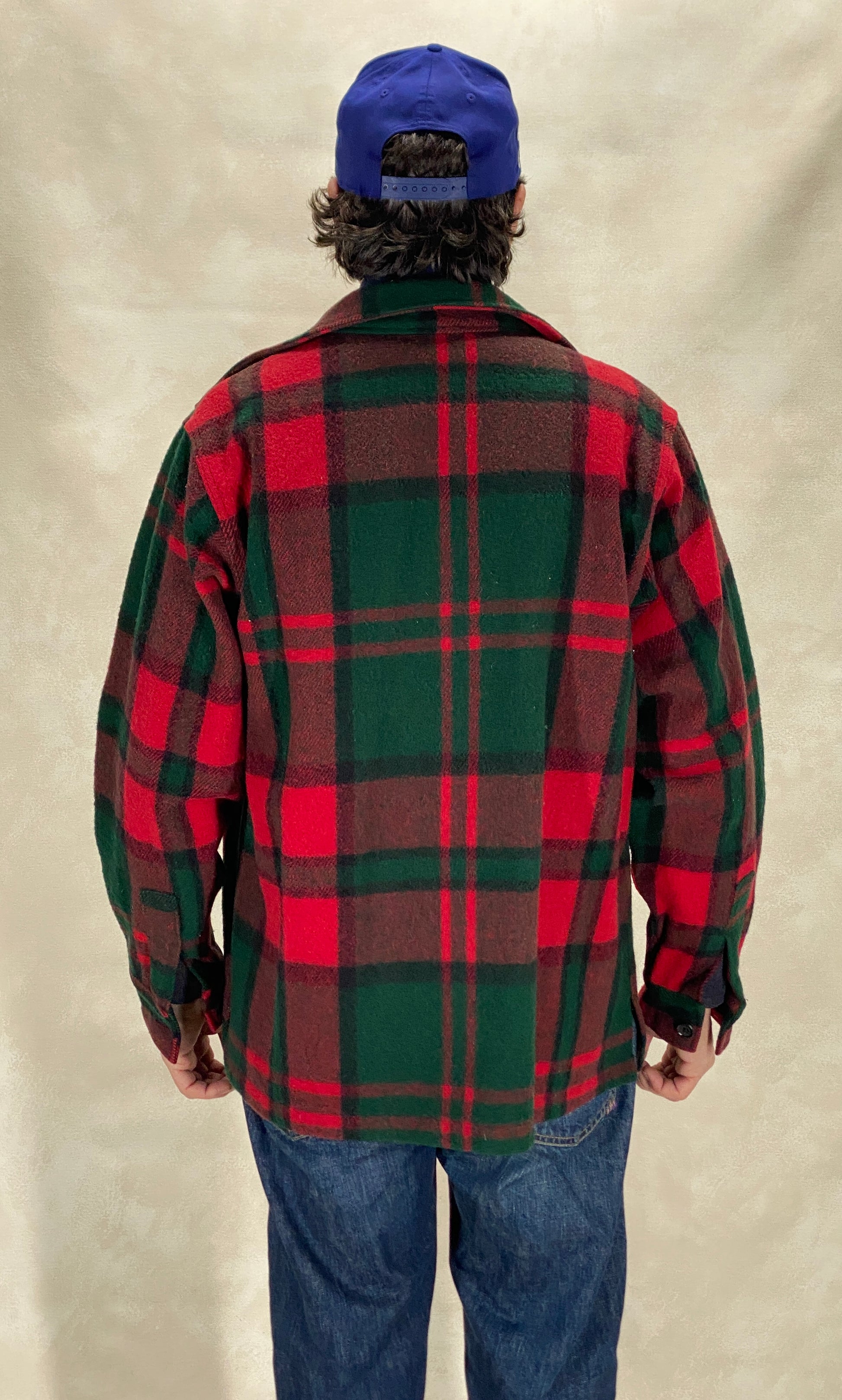 Size Large. Vintage L.L. Bean Wool Plaid Jacket – 4 Pockets – Made in USA - USA Vintage Bcn