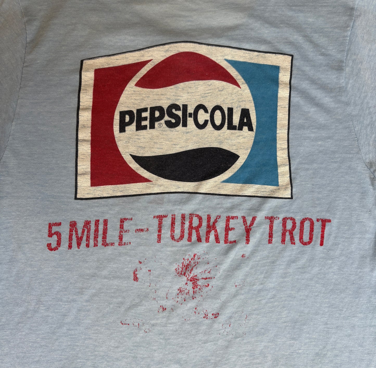 Small. 80s distressed vintage Pepsi-Cola t shirt - USA Vintage Bcn