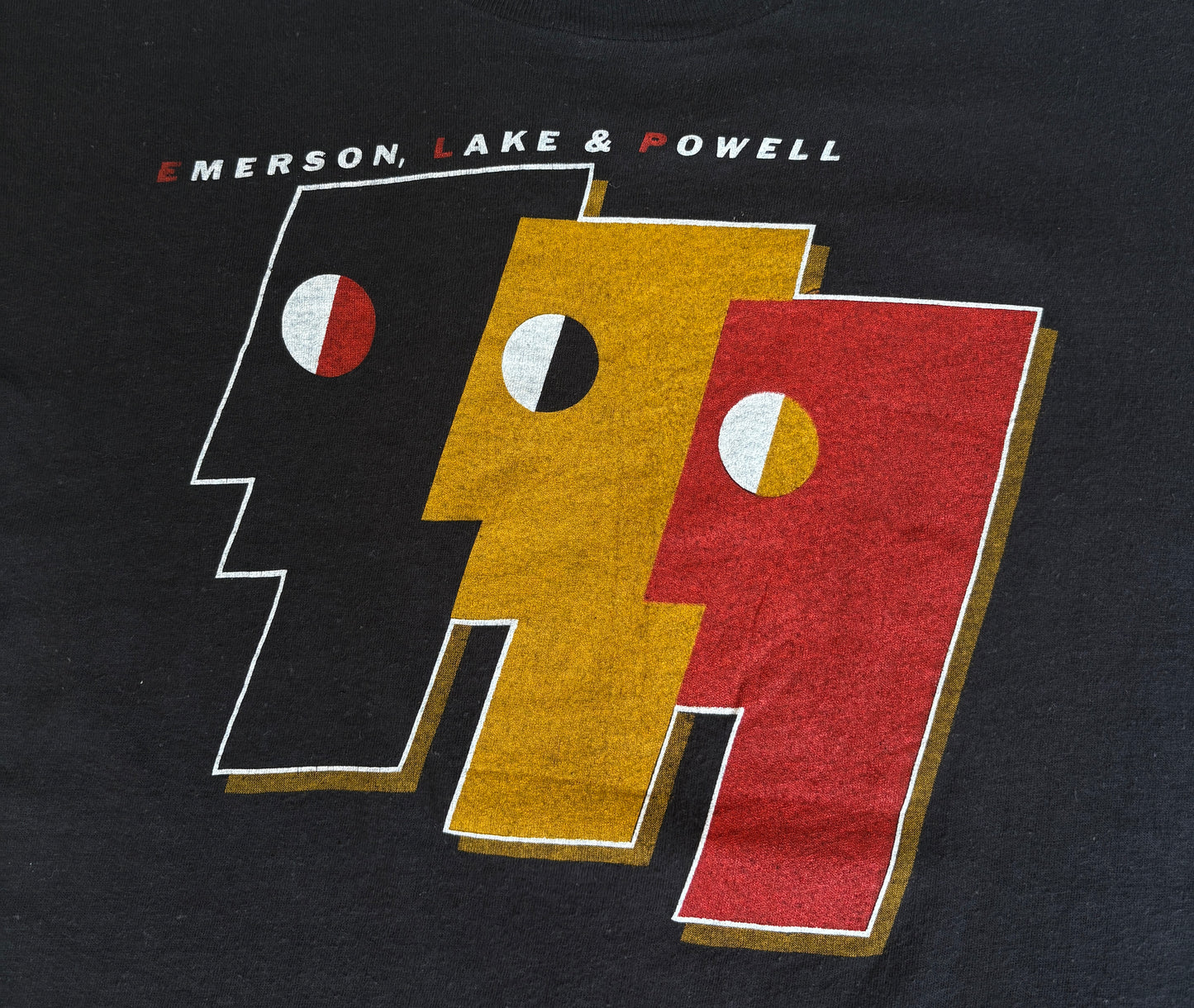 Vintage 1980s Emerson Lake & Powell T-Shirt – Large Made in USA Rock Band Tee