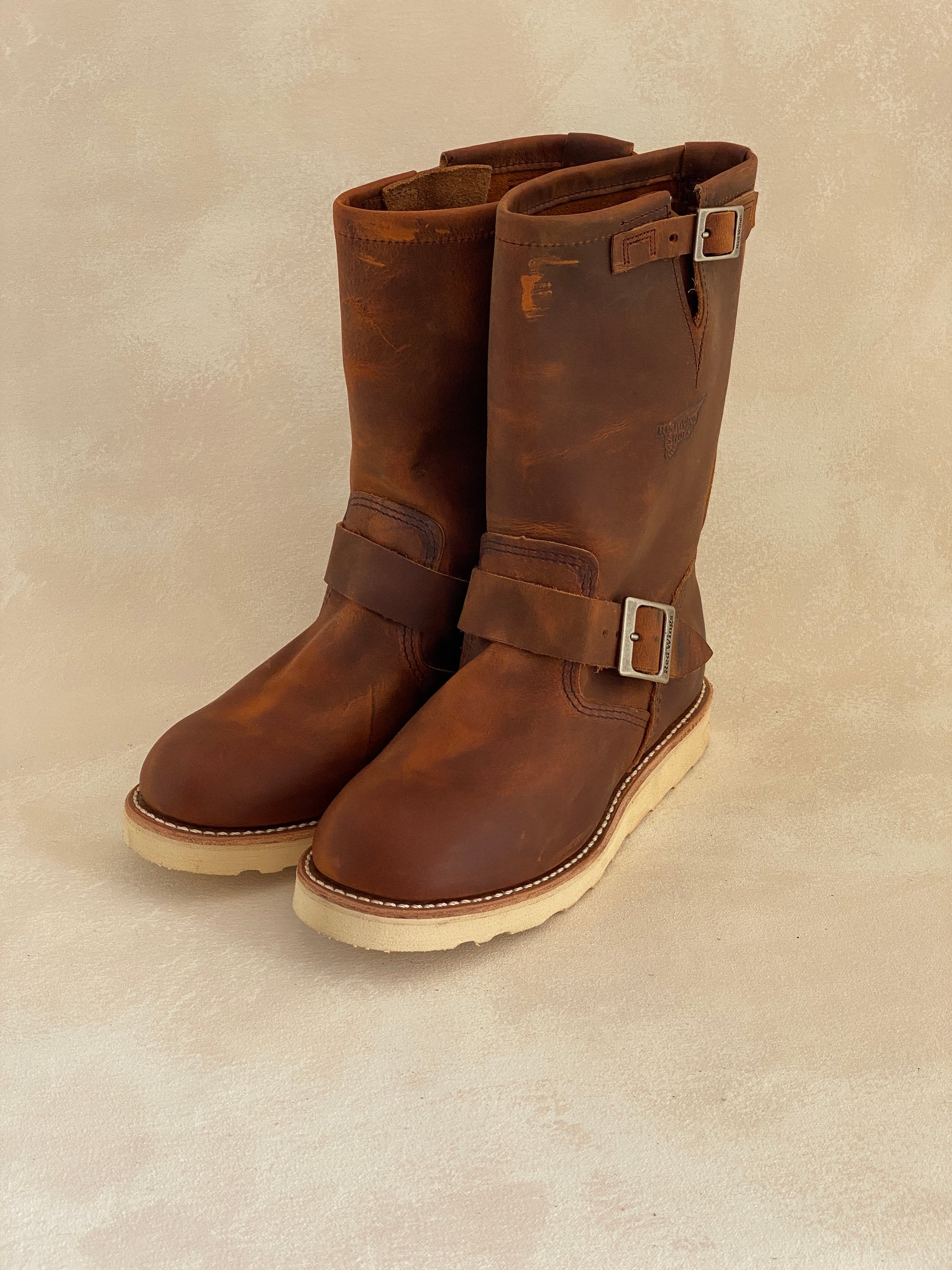 Size 5.5 D US (37.5 Euro) R W 2975 Heritage Engineer Boots Made In USA Factory Seconds - USA Vintage Bcn